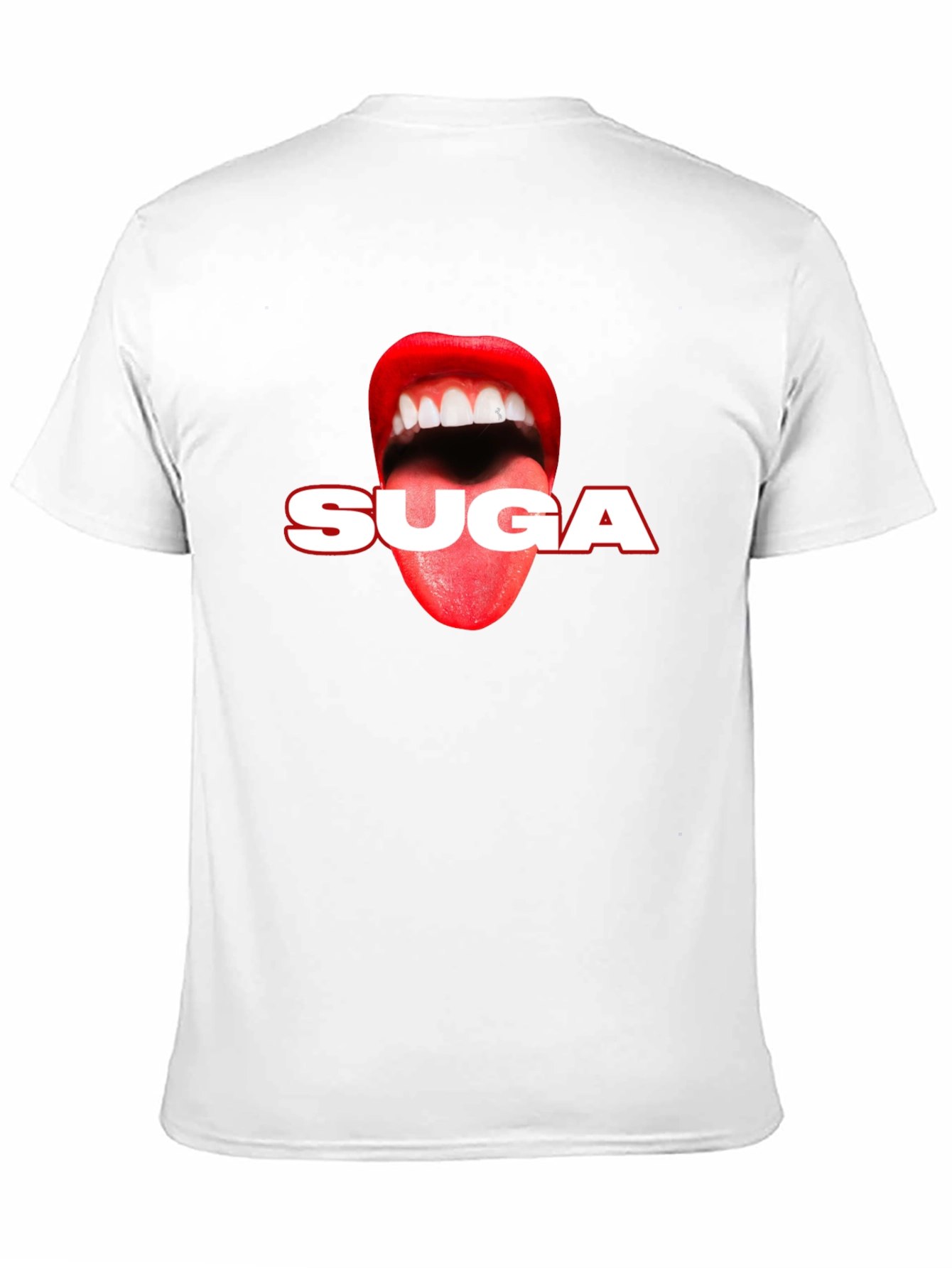 SUGA Lips Graphic Tee - Black