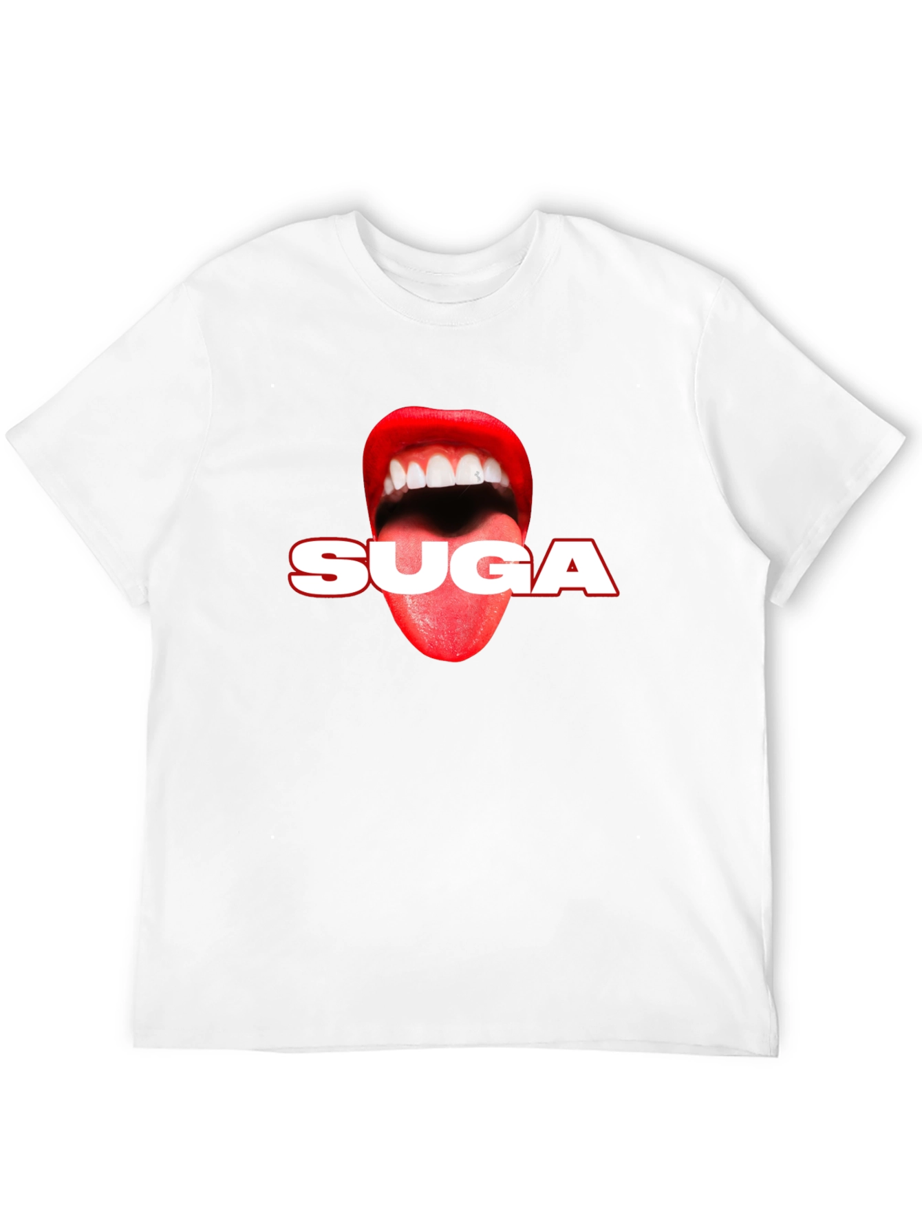 SUGA Lips Graphic Tee - Black
