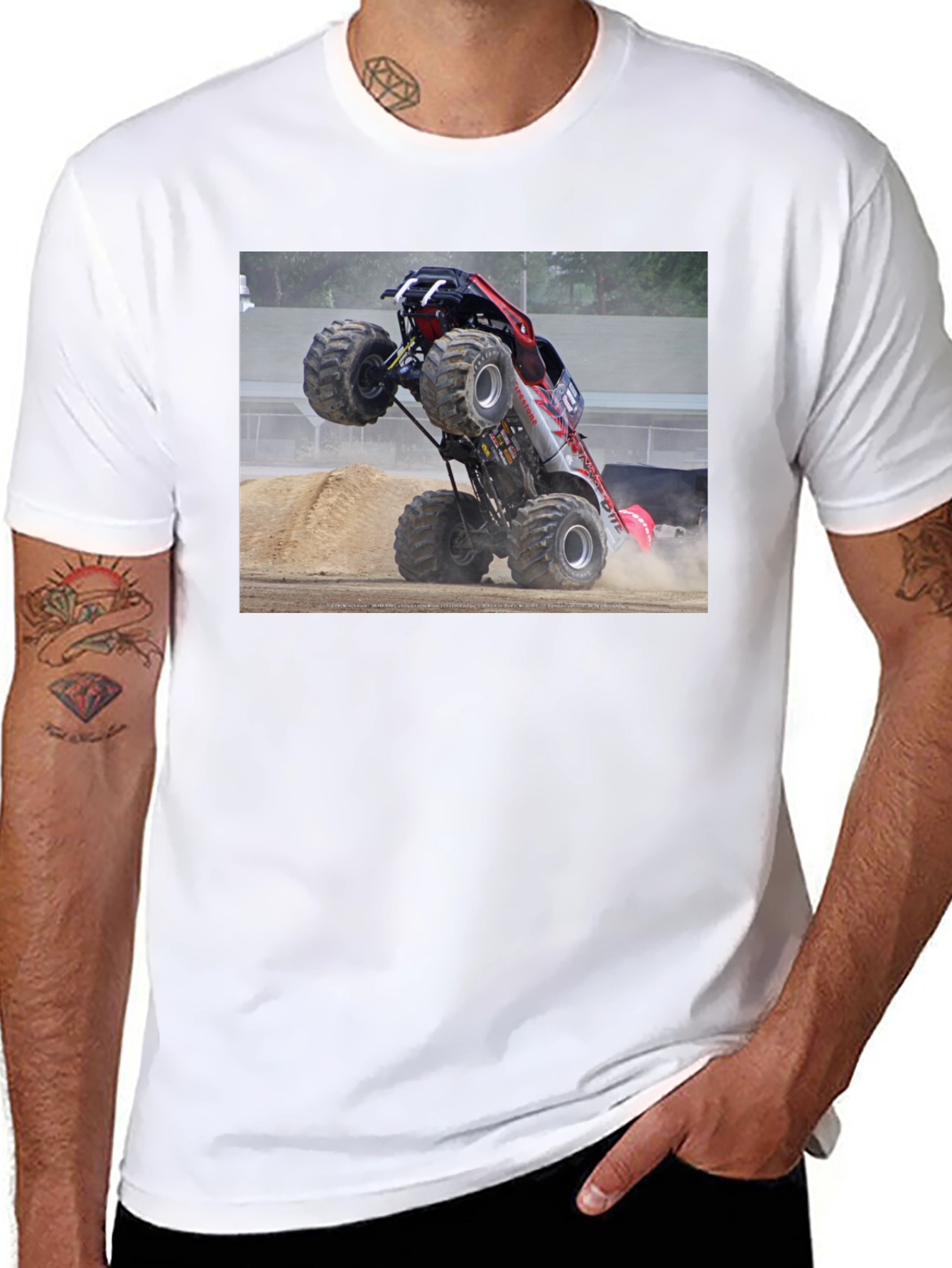 Monster Truck Graphic Black T-Shirt