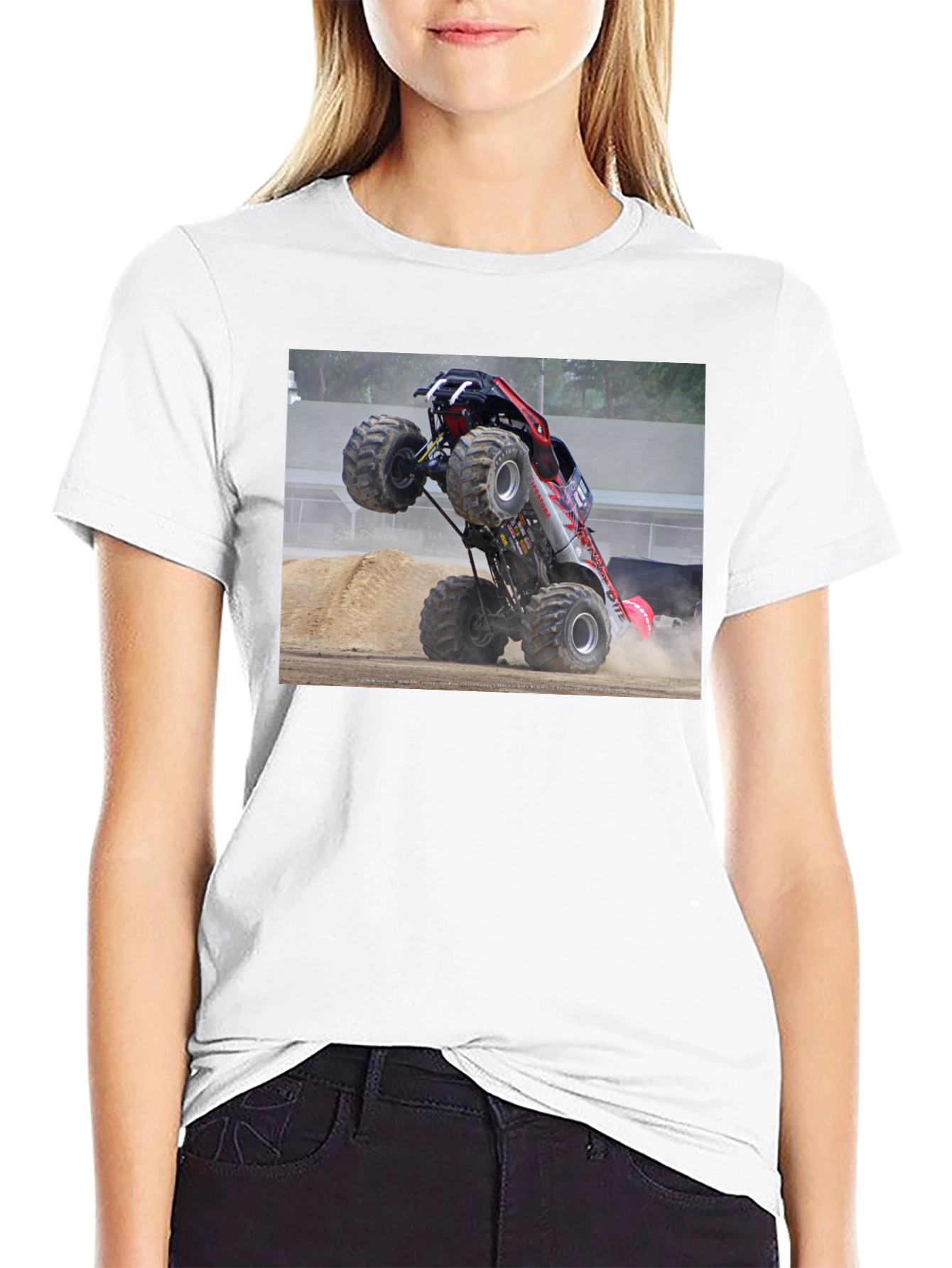 Monster Truck Graphic Black T-Shirt