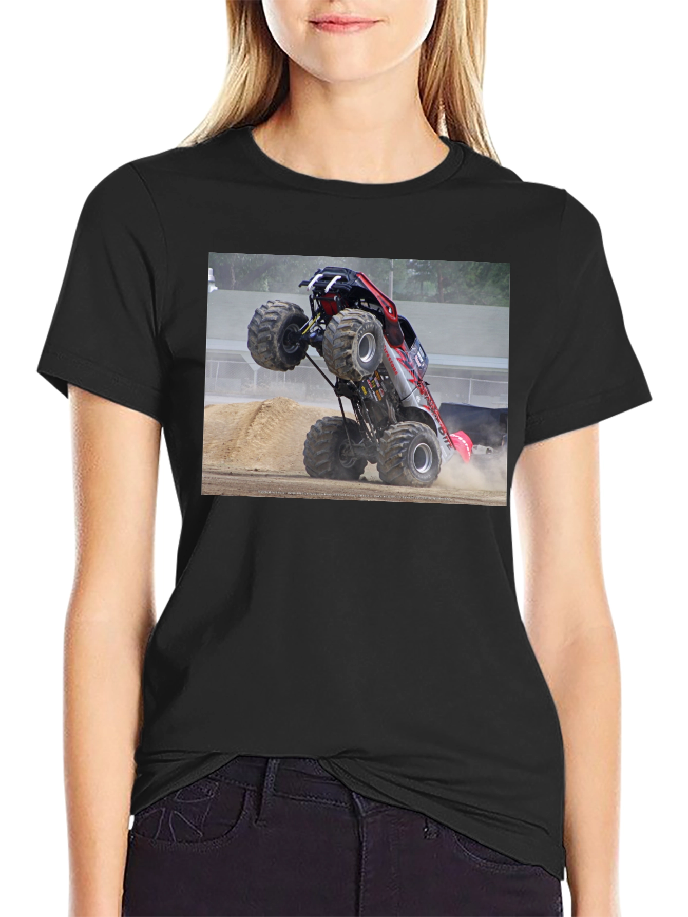 Monster Truck Graphic Black T-Shirt