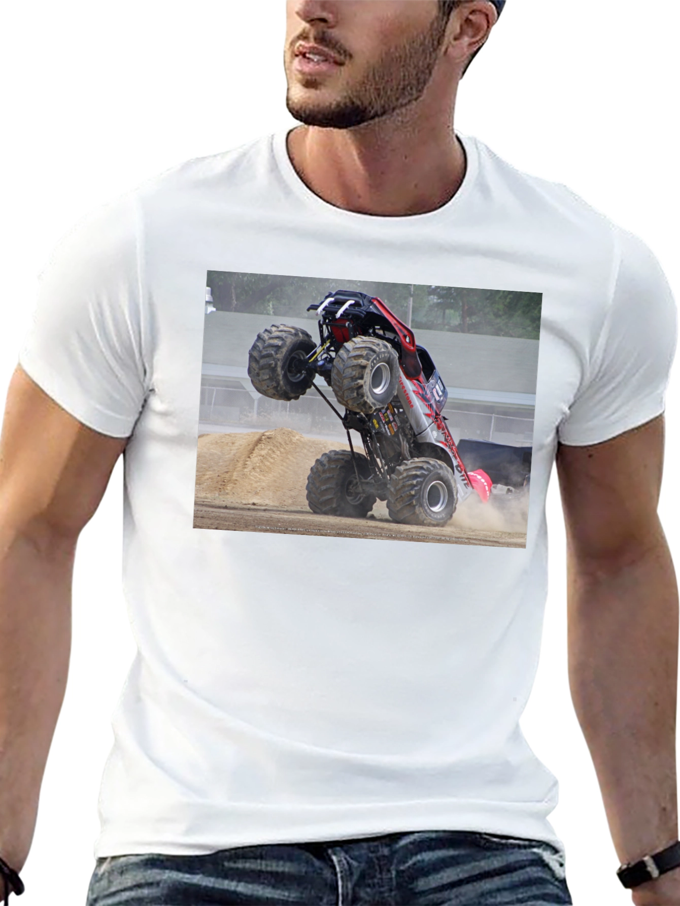 Monster Truck Graphic Black T-Shirt