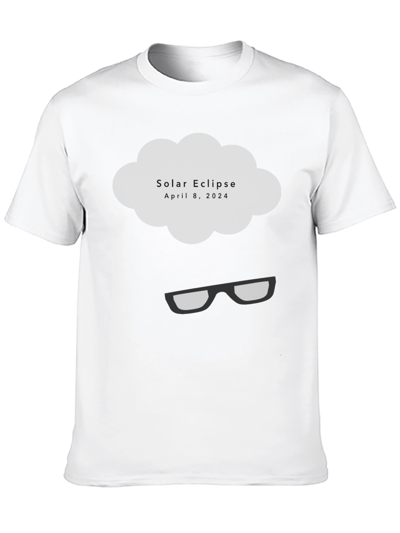 Solar Eclipse April 8 2024 Graphic T-Shirt