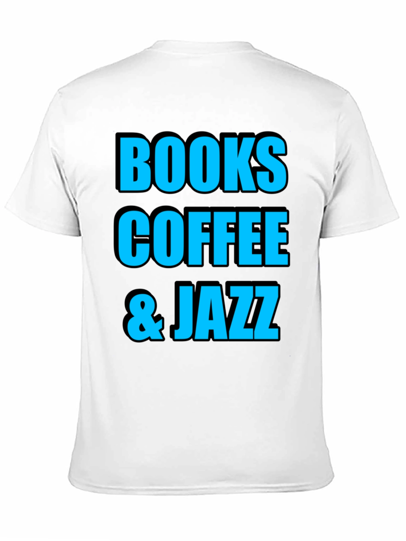 Books Coffee Jazz Graphic T-Shirt