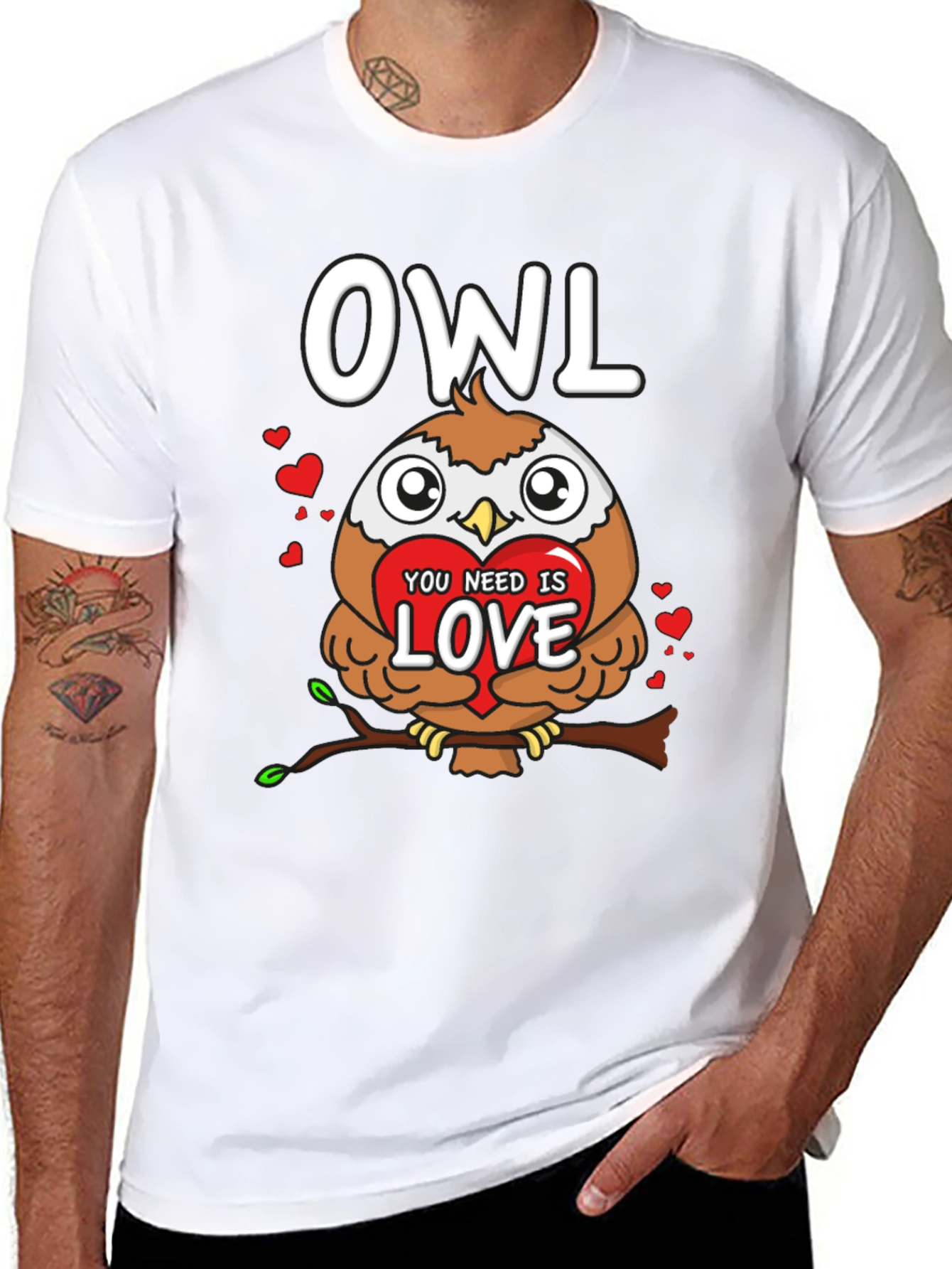 Owl You Need is Love Valentines Day T-Shirt