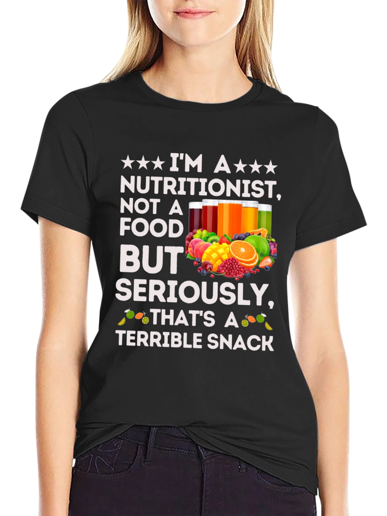 Nutritionist Terrible Snack T-Shirt - Funny Health Tee
