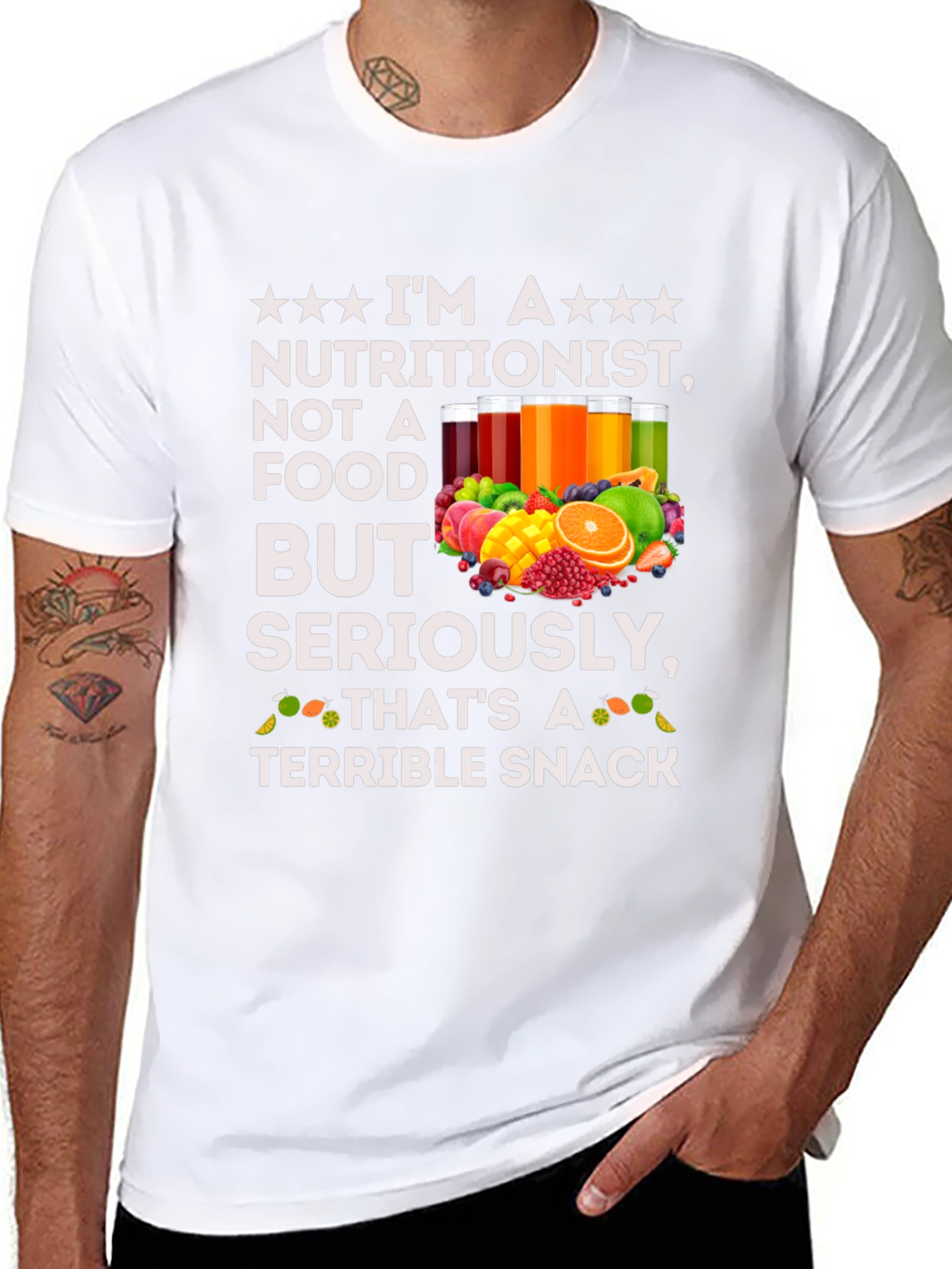 Nutritionist Terrible Snack T-Shirt - Funny Health Tee