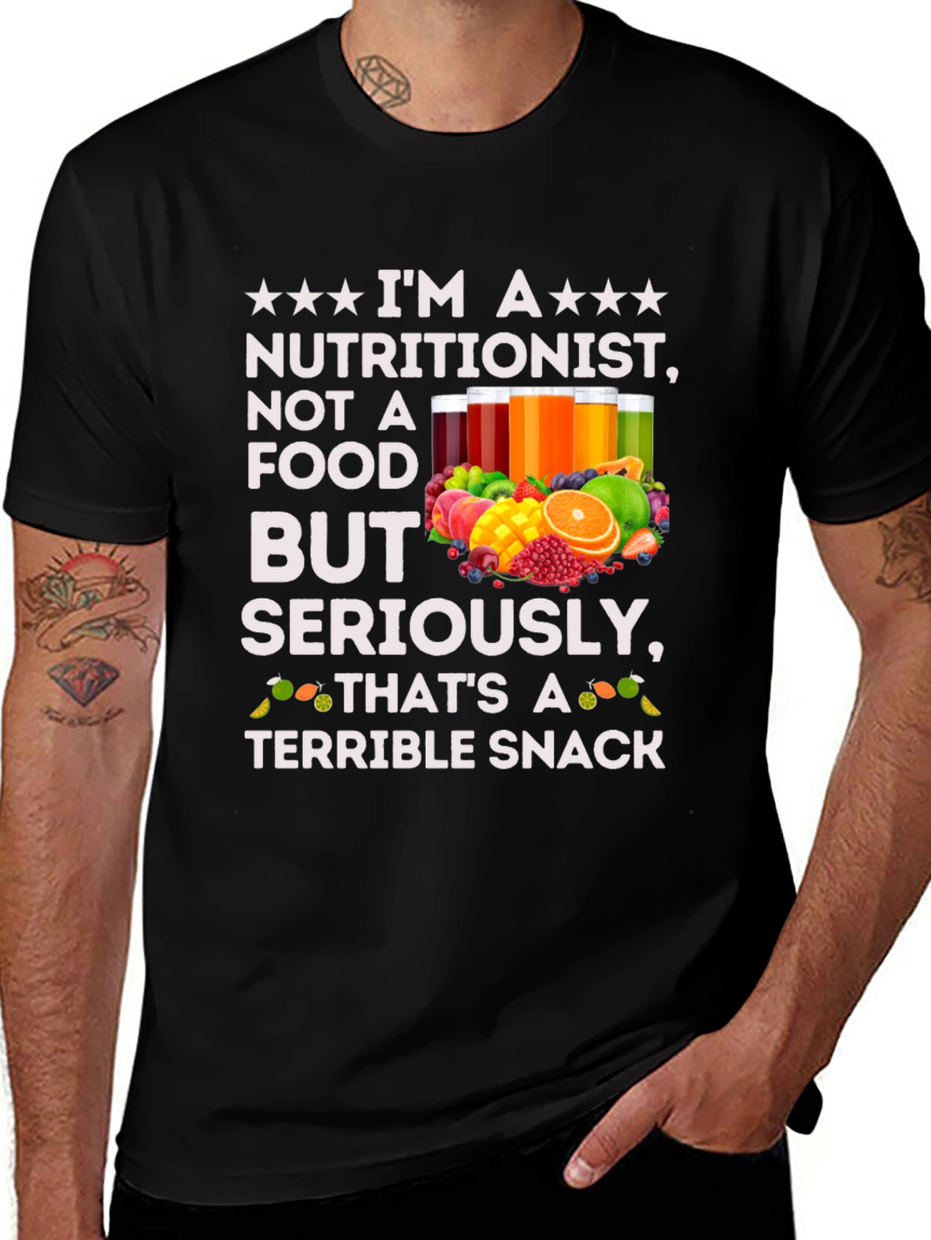 Nutritionist Terrible Snack T-Shirt - Funny Health Tee