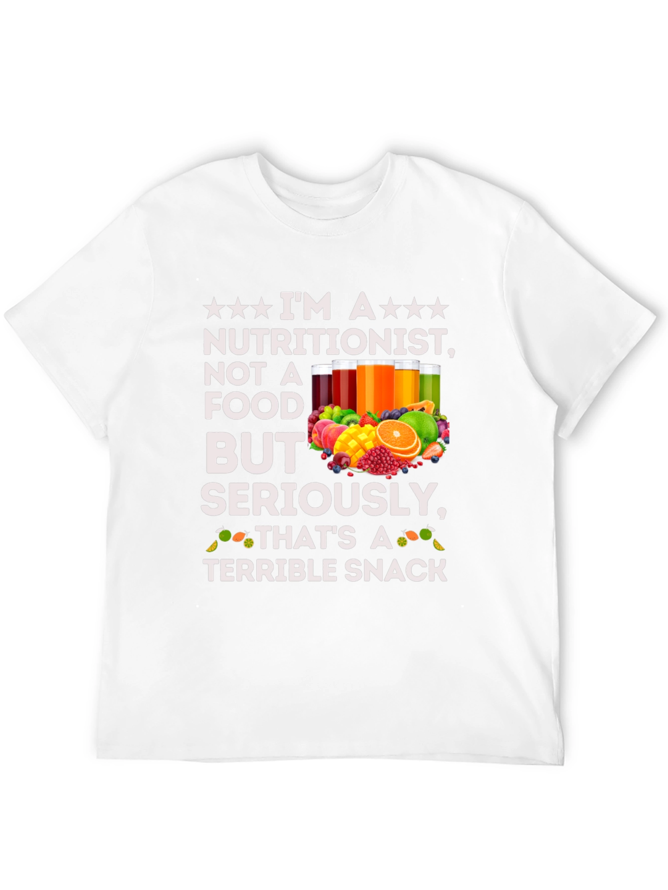 Nutritionist Terrible Snack T-Shirt - Funny Health Tee