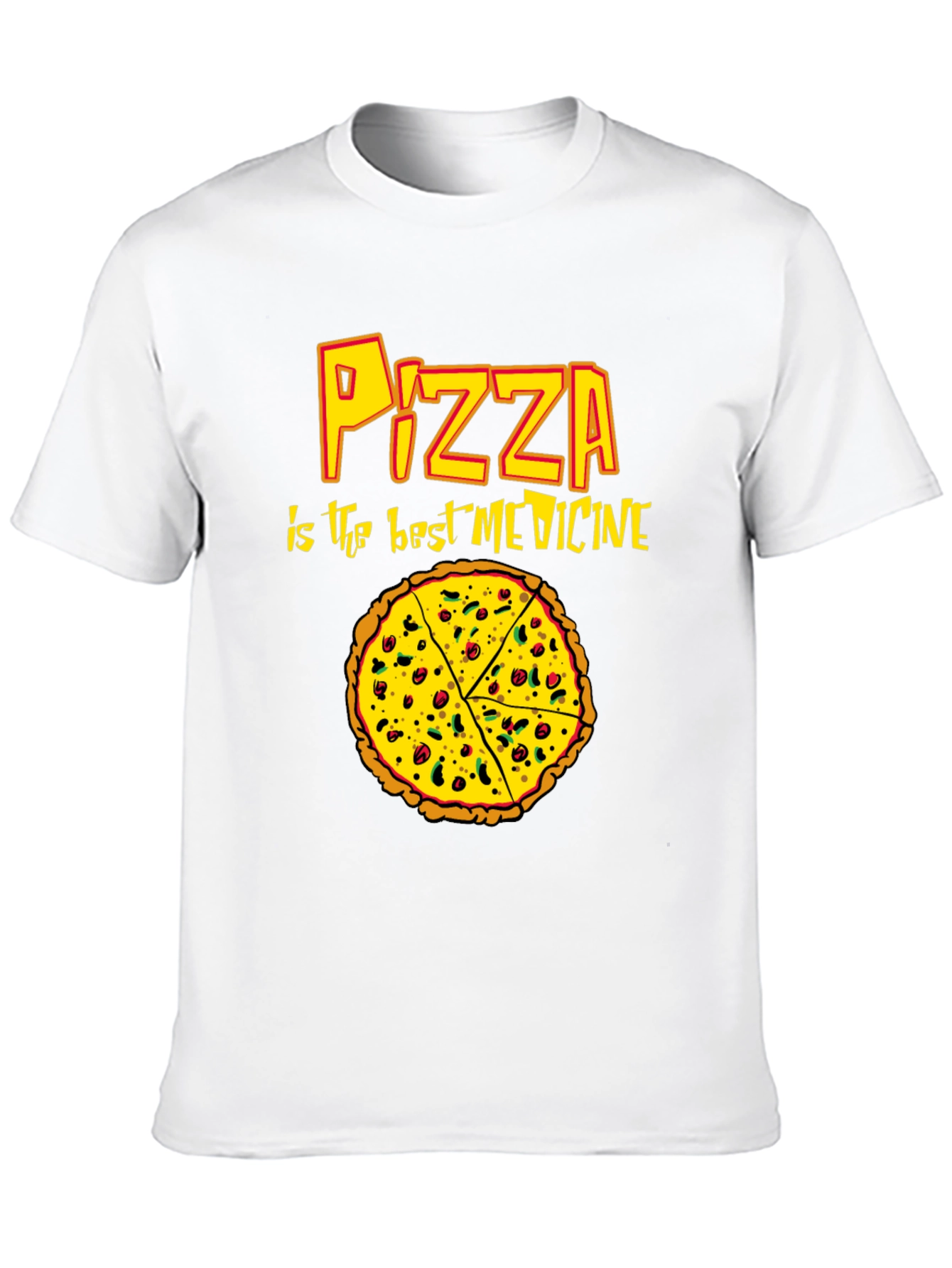 Pizza is the Best Medicine Graphic T-Shirt