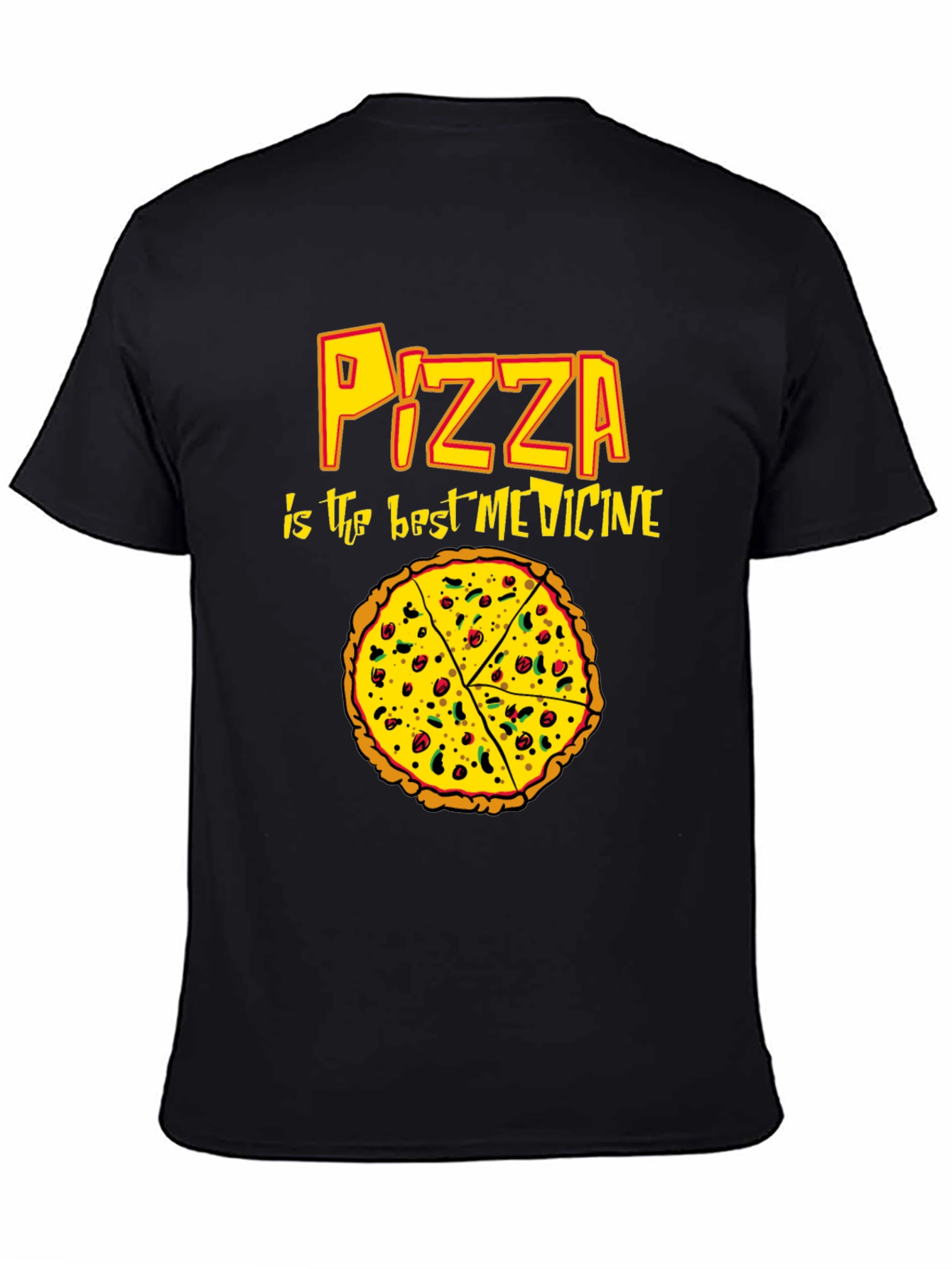 Pizza is the Best Medicine Graphic T-Shirt