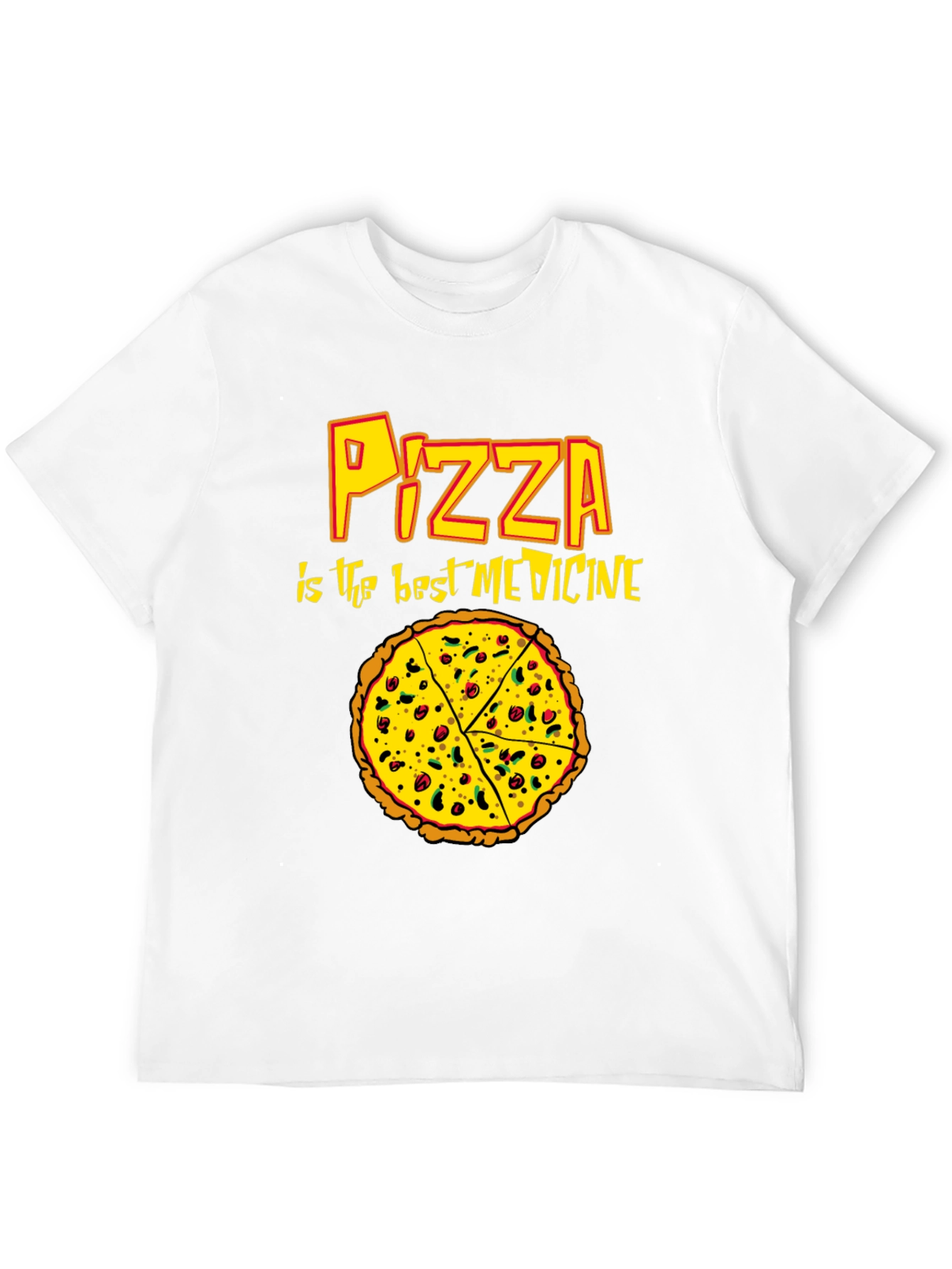 Pizza is the Best Medicine Graphic T-Shirt