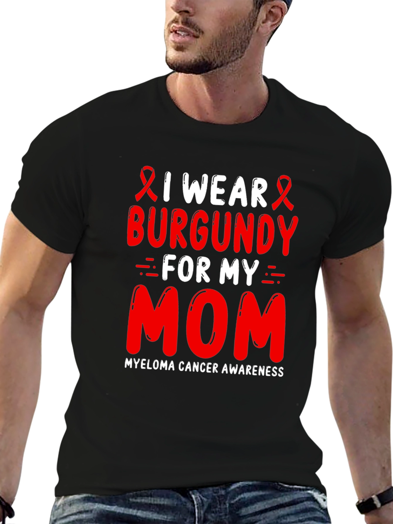 Burgundy Myeloma Awareness T-Shirt