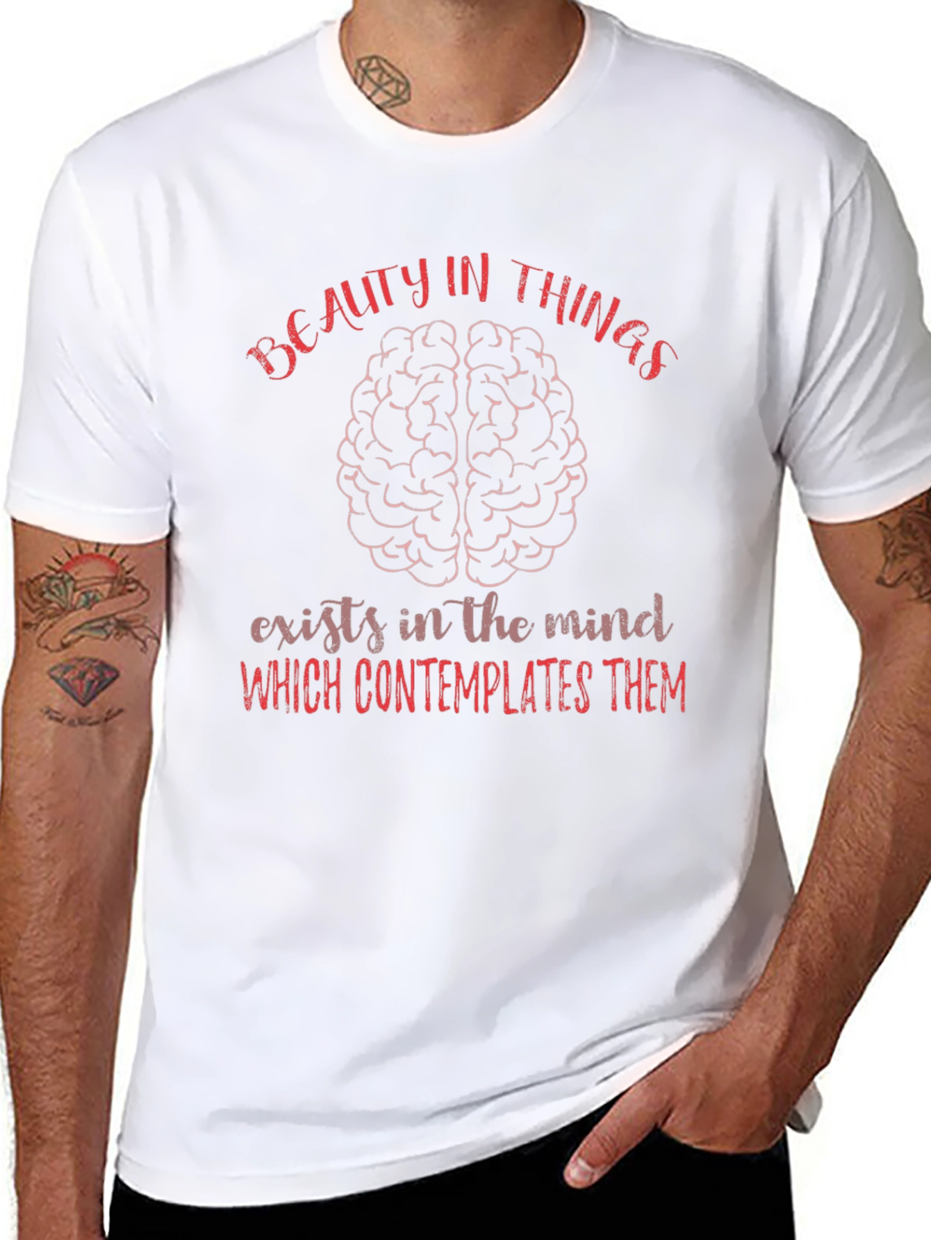 Beauty in Things Brain Graphic Tee