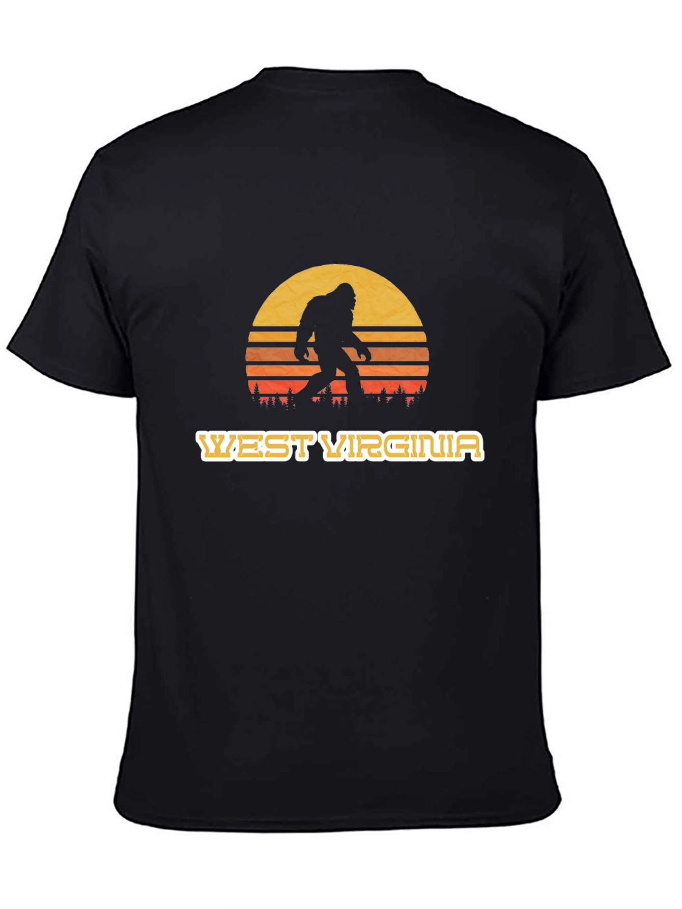 West Virginia Bigfoot Sunset T-Shirt