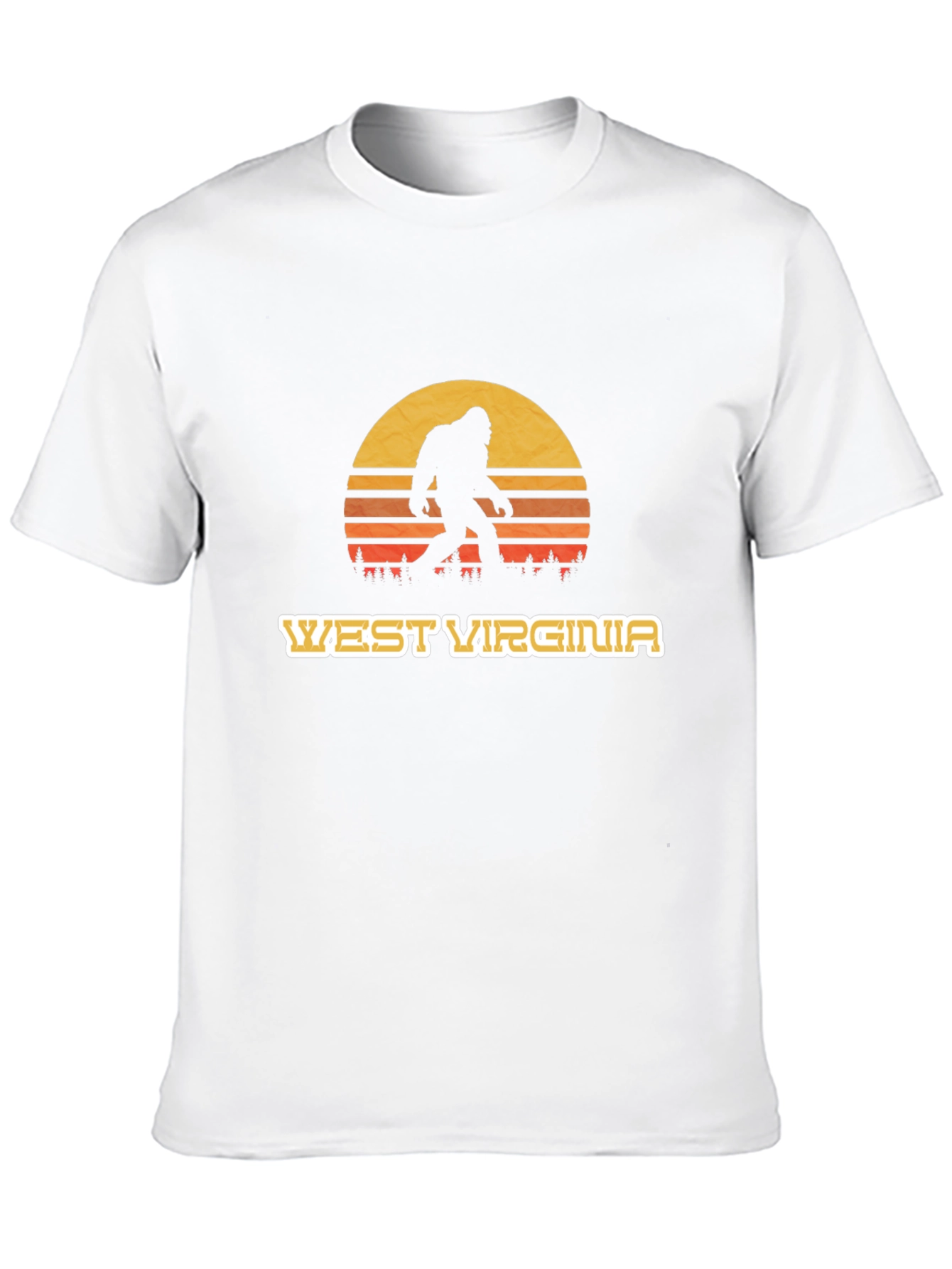 West Virginia Bigfoot Sunset T-Shirt