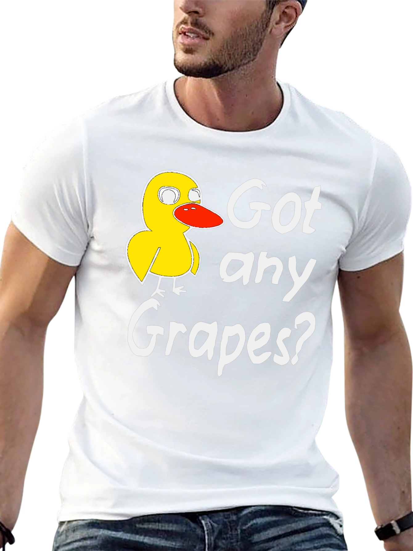 Got Any Grapes Duck Graphic T-Shirt