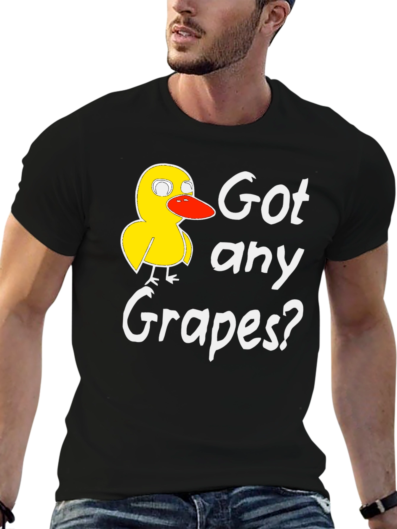 Got Any Grapes Duck Graphic T-Shirt