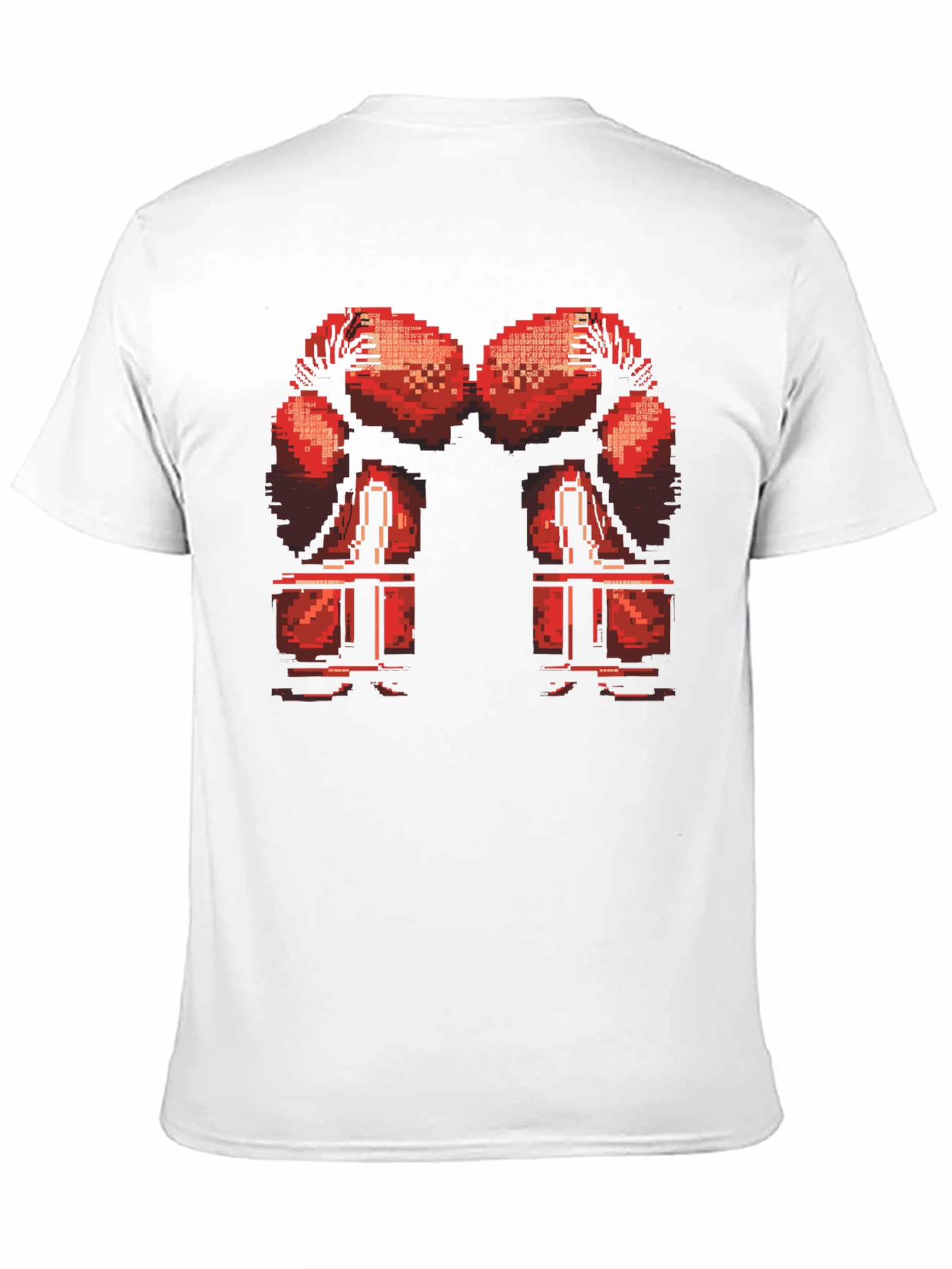 Pixel Boxing Gloves T-Shirt - Retro Gamer Style