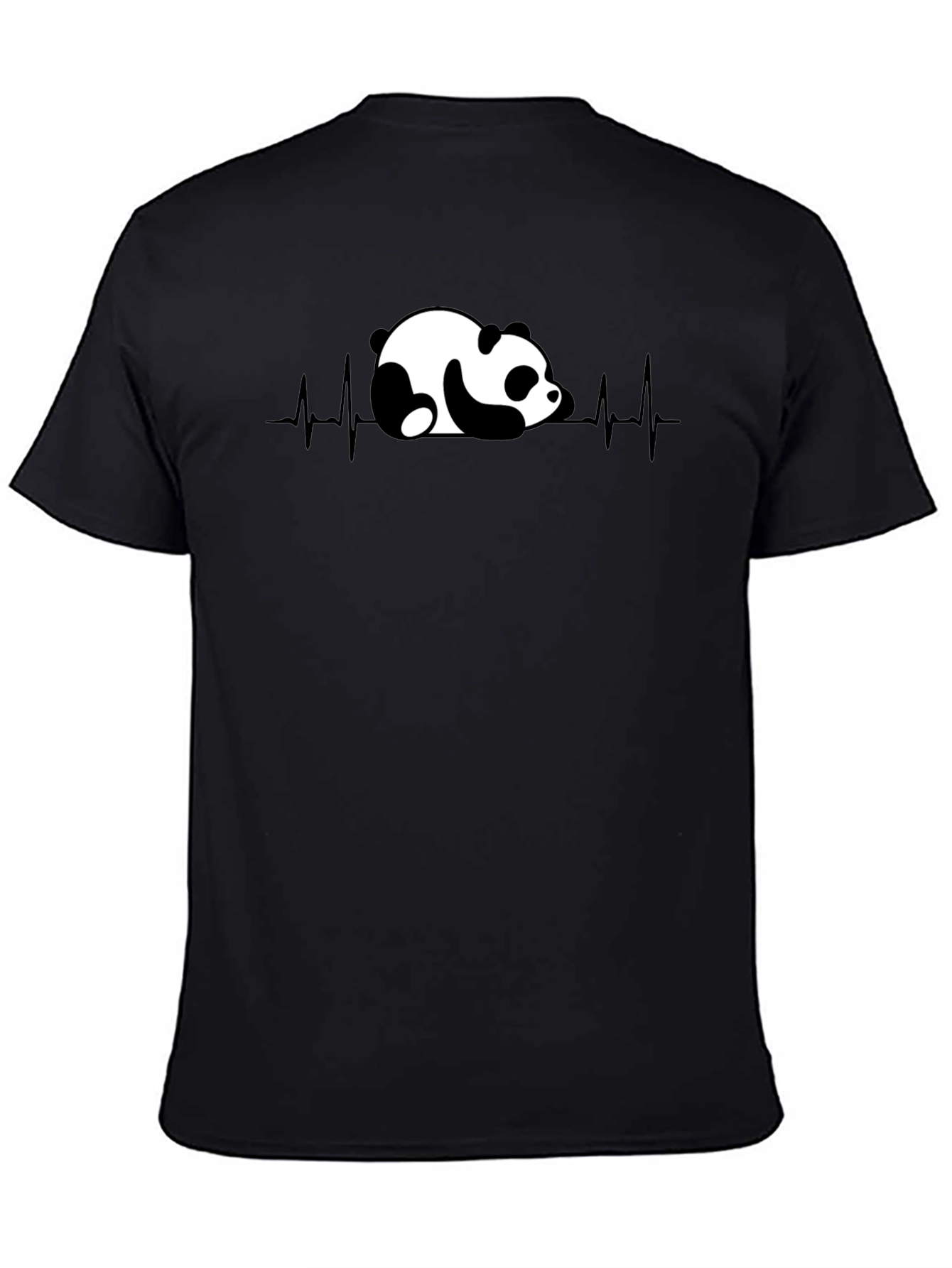 Panda Heartbeat Graphic T-Shirt