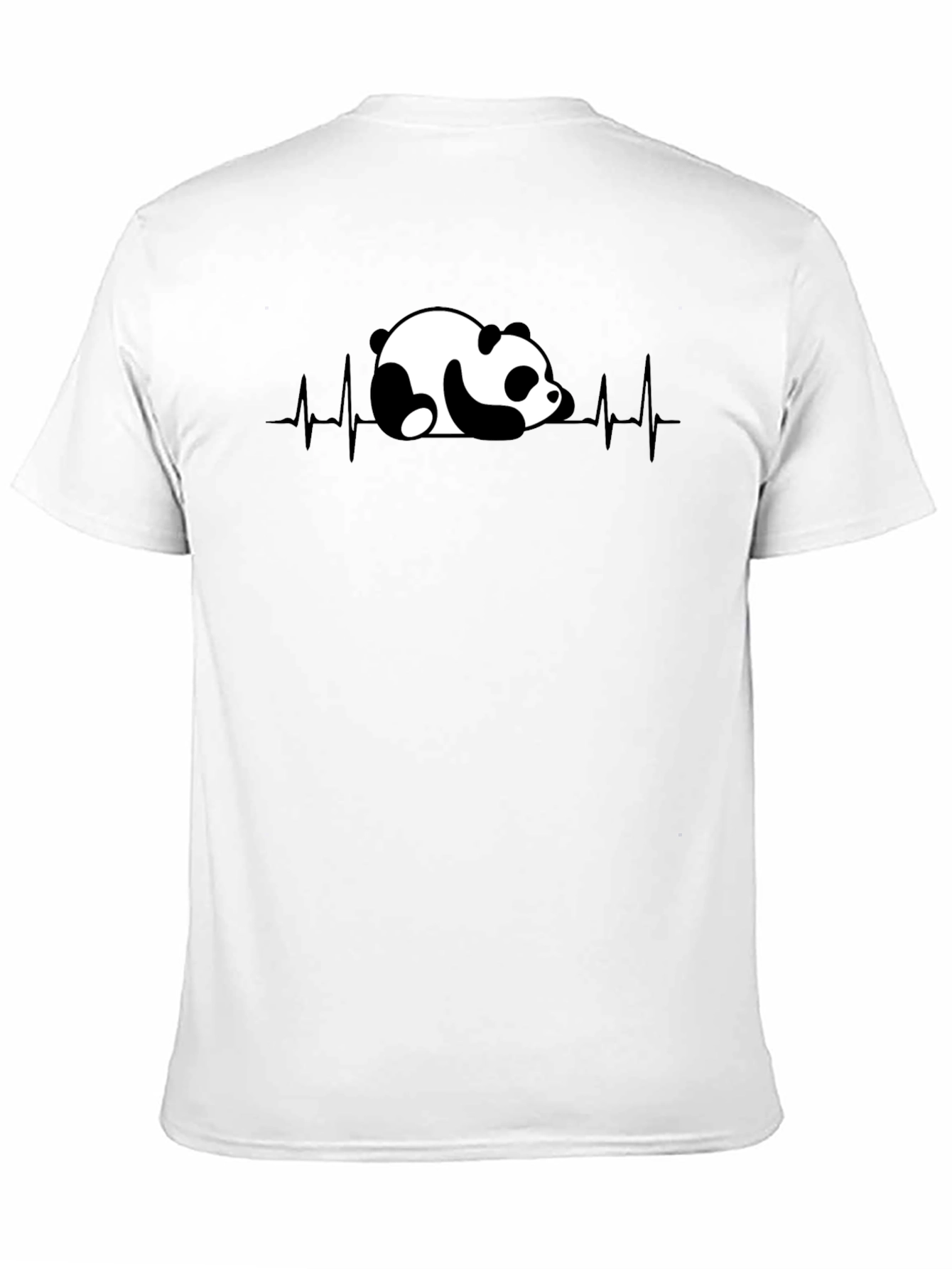 Panda Heartbeat Graphic T-Shirt