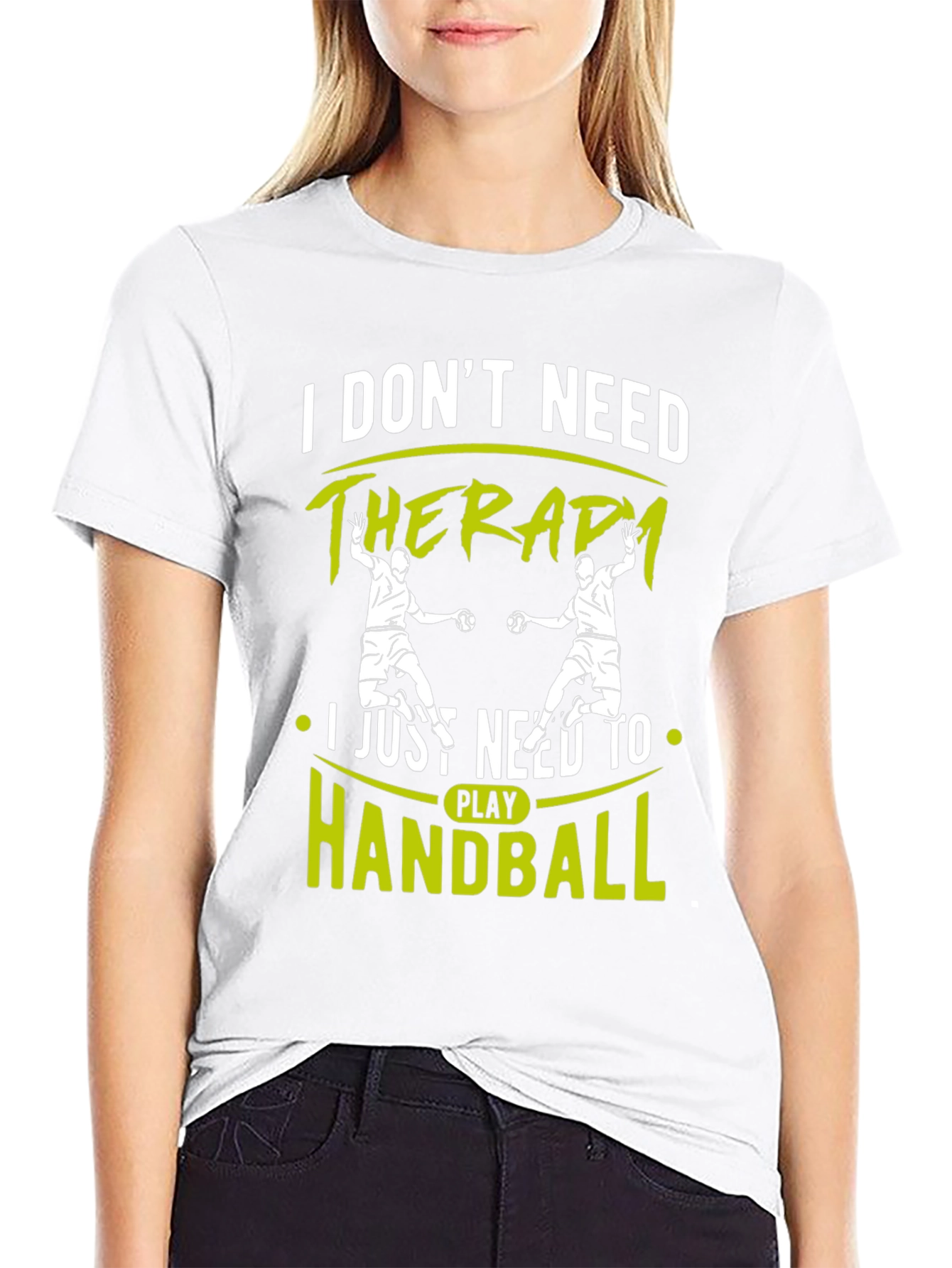 Handball Therapy Graphic Tee - Cool Sport Shirt