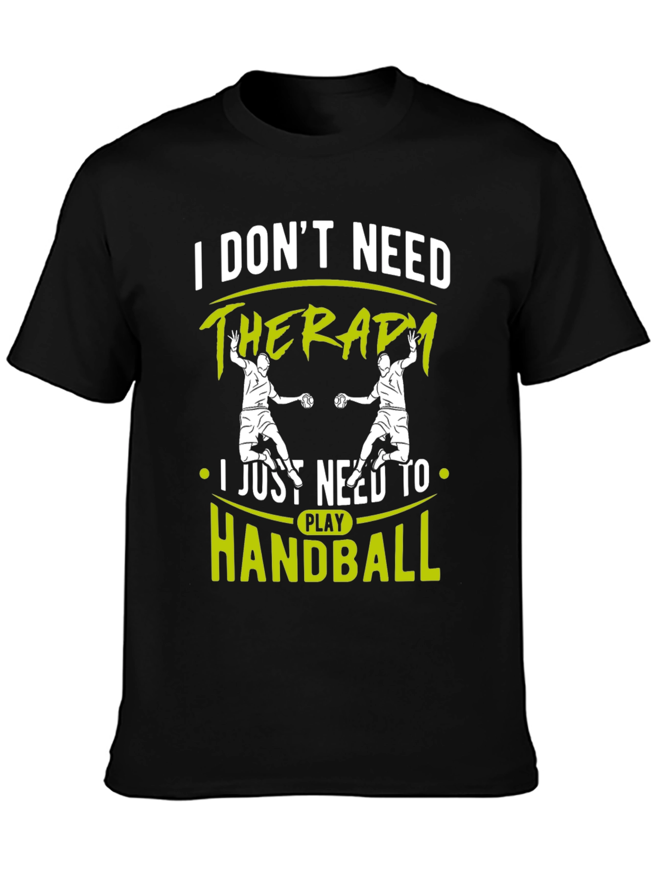 Handball Therapy Graphic Tee - Cool Sport Shirt