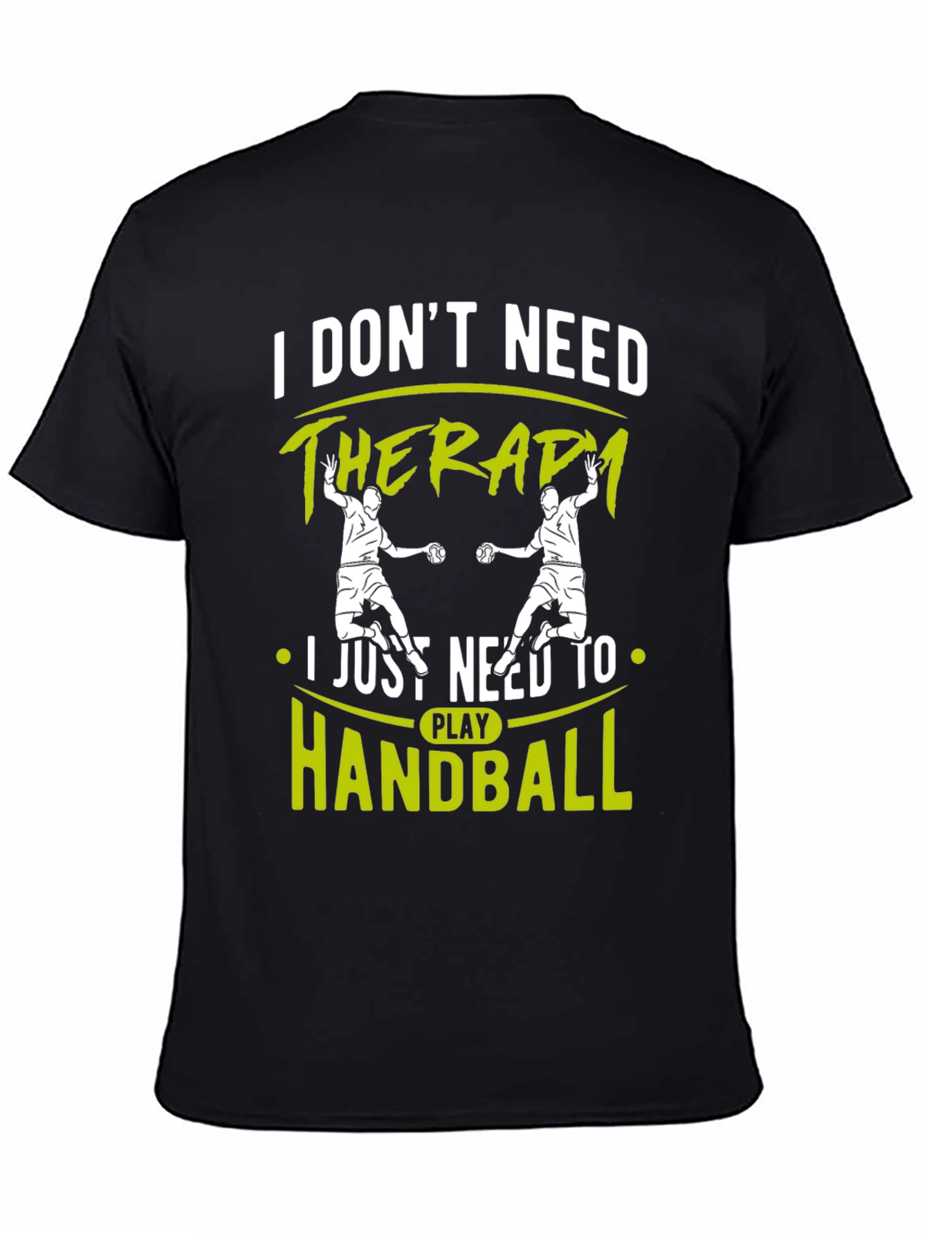 Handball Therapy Graphic Tee - Cool Sport Shirt