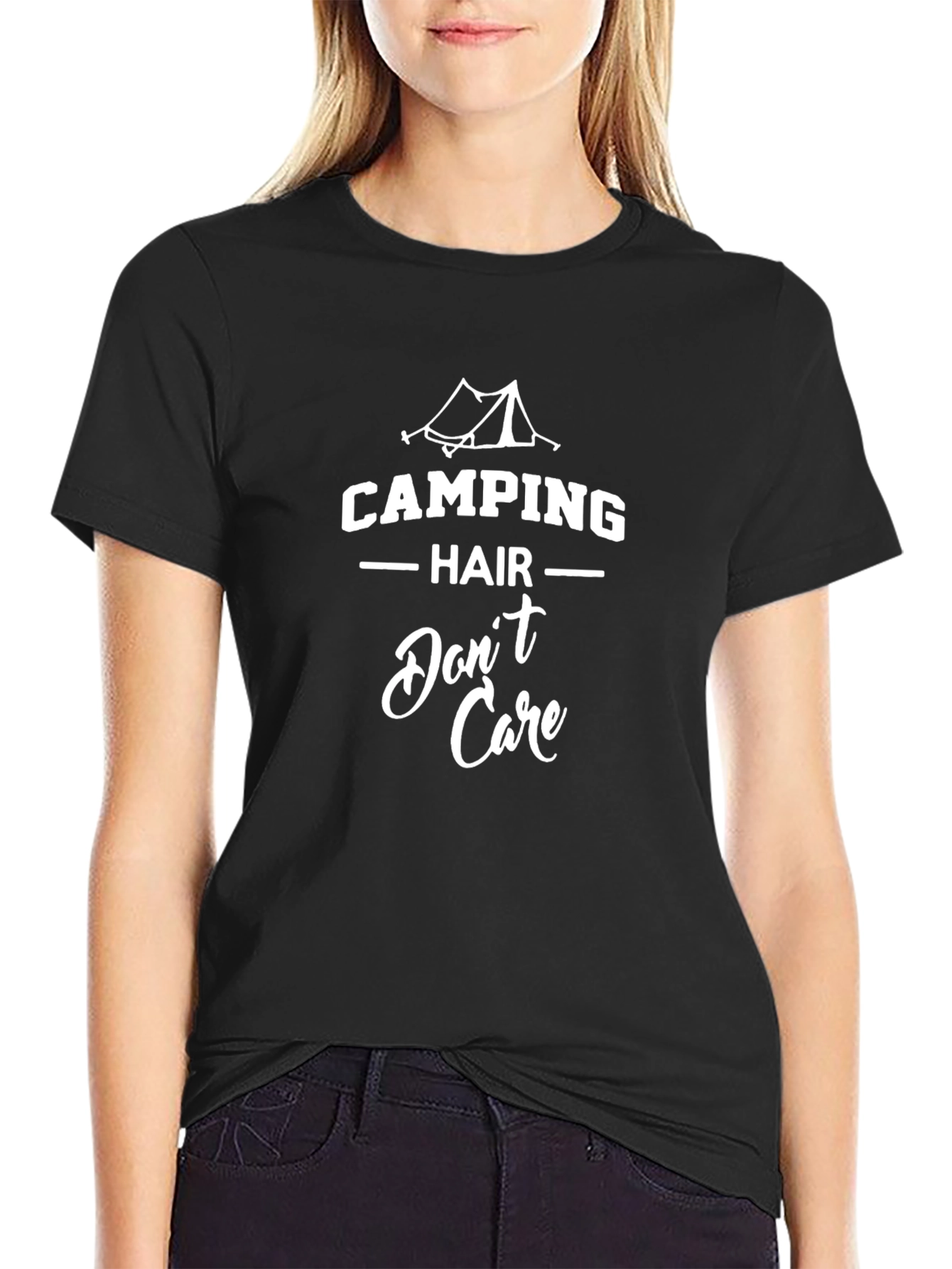 Camping Hair Dont Care T-Shirt