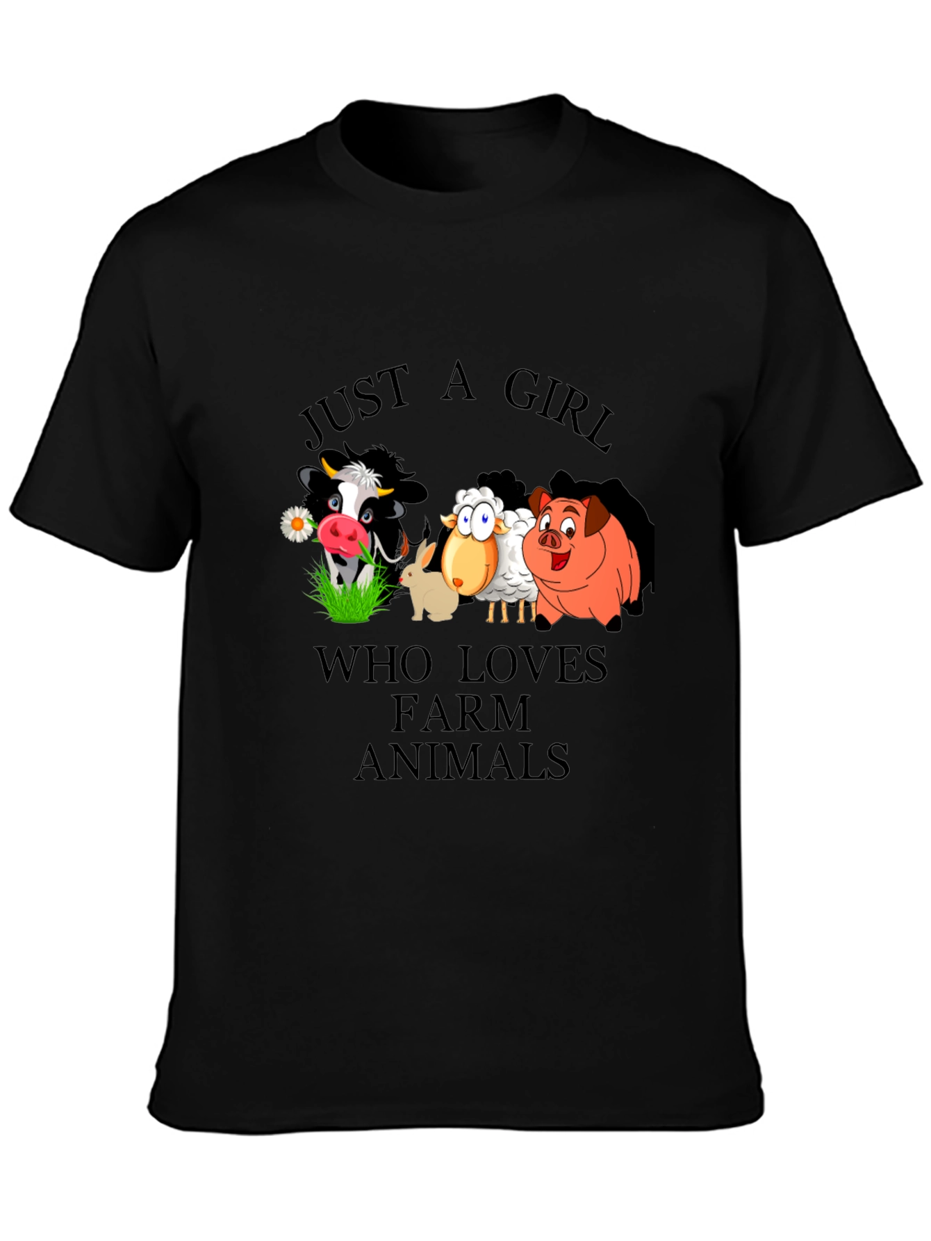 Farm Animal Lover Graphic T-Shirt
