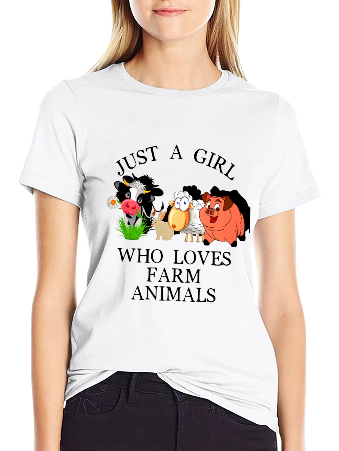 Farm Animal Lover Graphic T-Shirt
