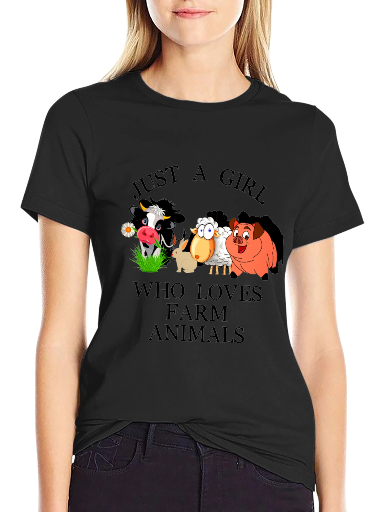Farm Animal Lover Graphic T-Shirt