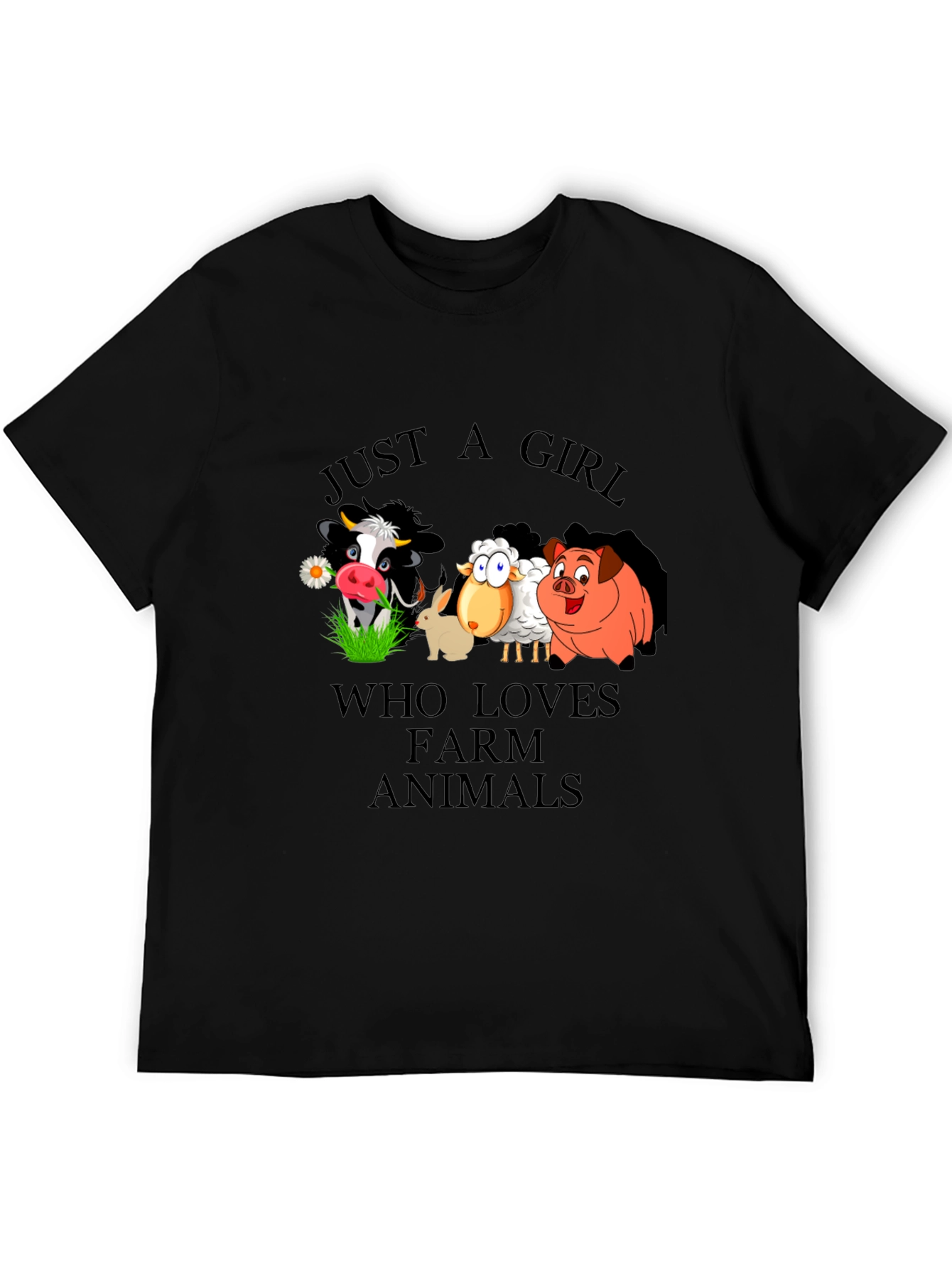 Farm Animal Lover Graphic T-Shirt