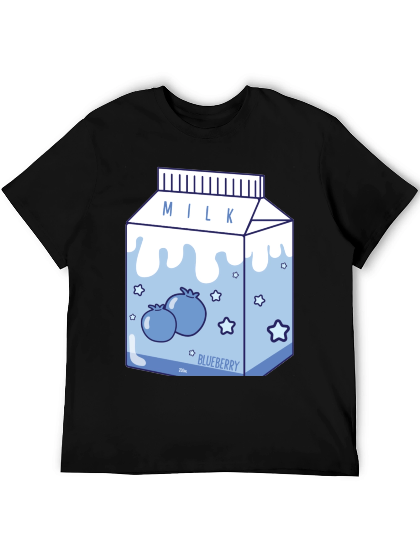 Blueberry Milk Cartoon T-Shirt