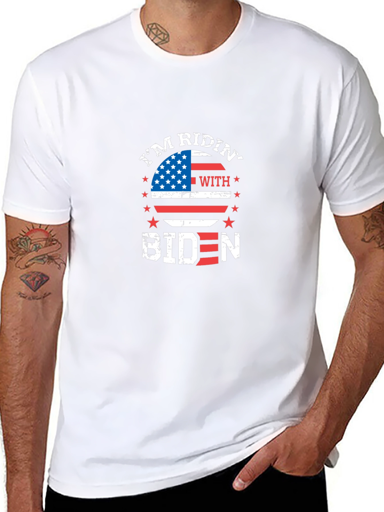 Im Ridin With Biden Graphic T-Shirt