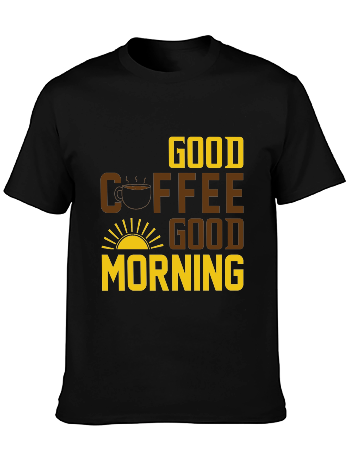 Good Coffee Good Morning Graphic Tee