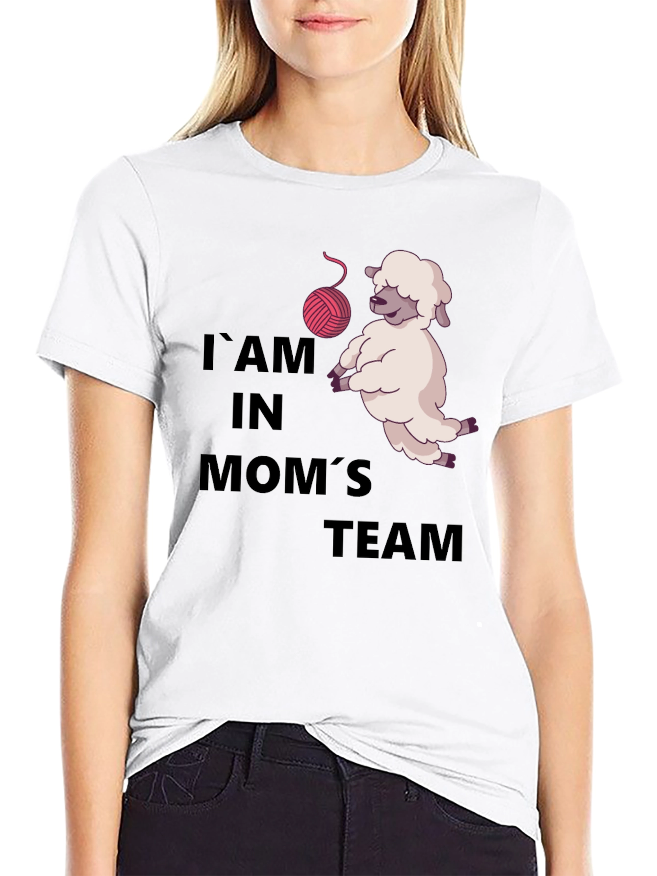 Im in Moms Team Sheep T-Shirt