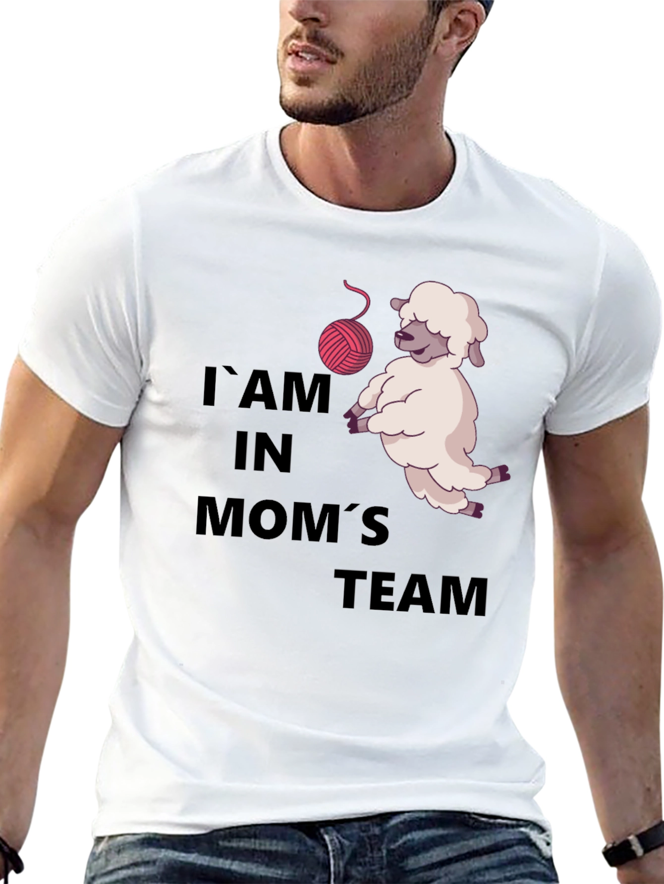 Im in Moms Team Sheep T-Shirt