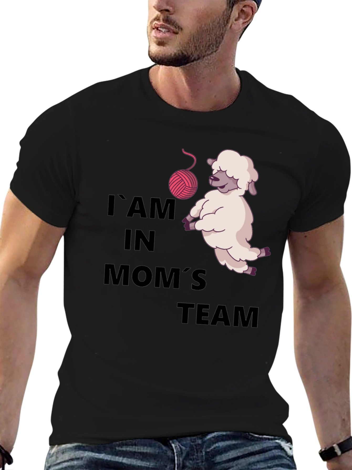 Im in Moms Team Sheep T-Shirt