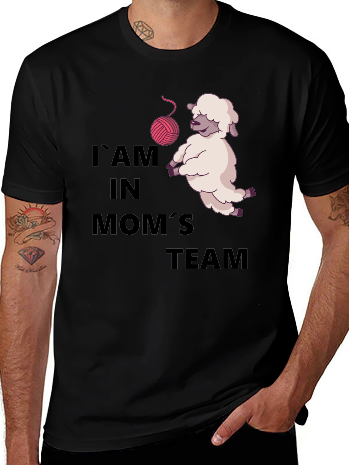 Im in Moms Team Sheep T-Shirt