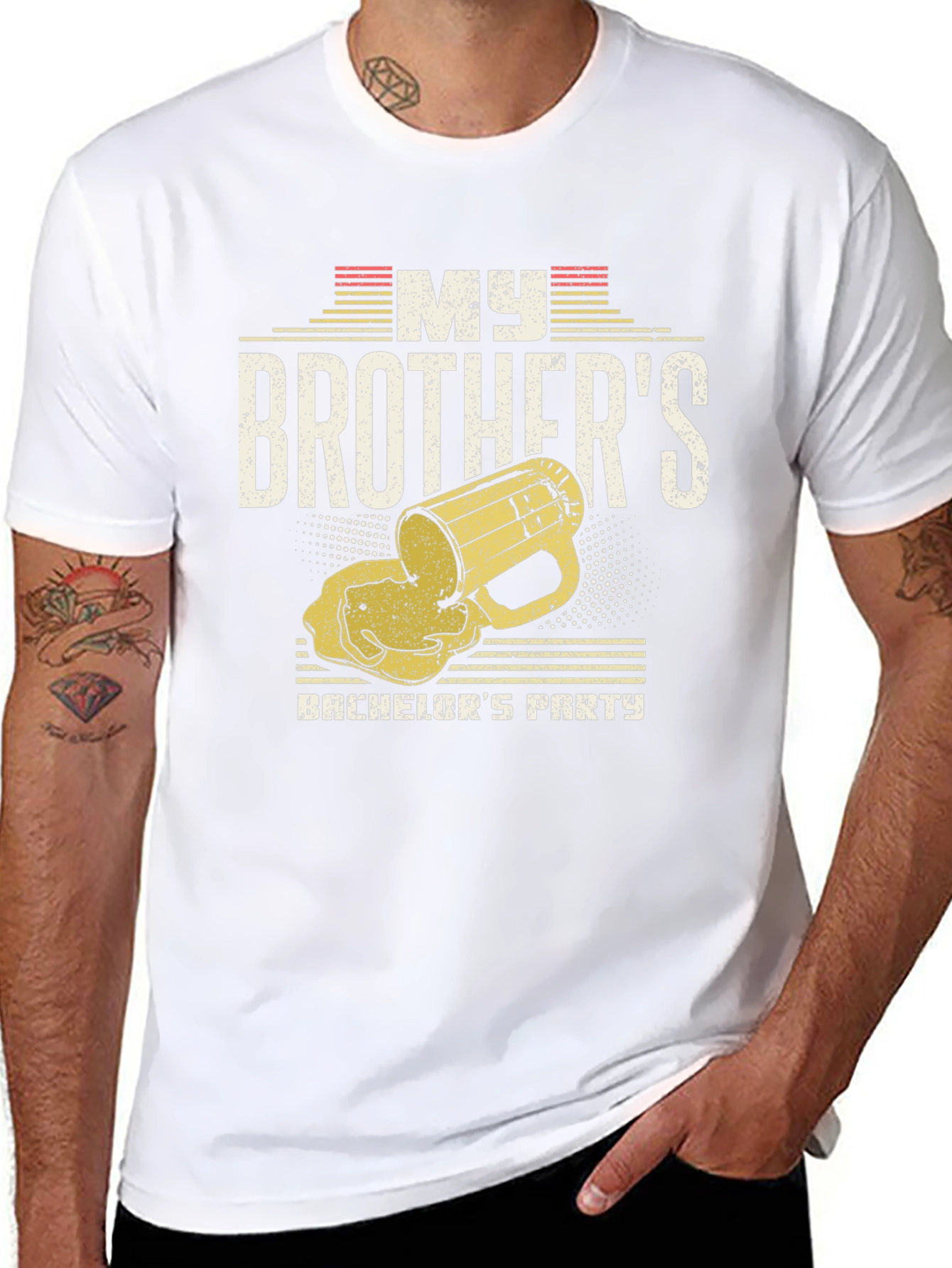 Brothers Bachelor Party Graphic T-Shirt
