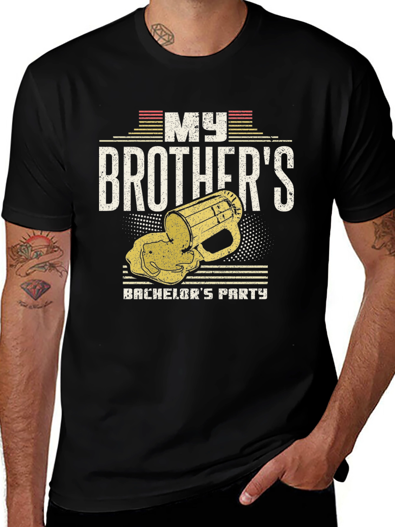 Brothers Bachelor Party Graphic T-Shirt