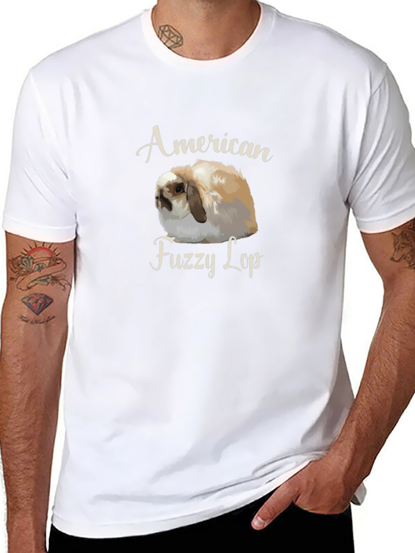 American Fuzzy Lop T-Shirt - Cute Rabbit Tee