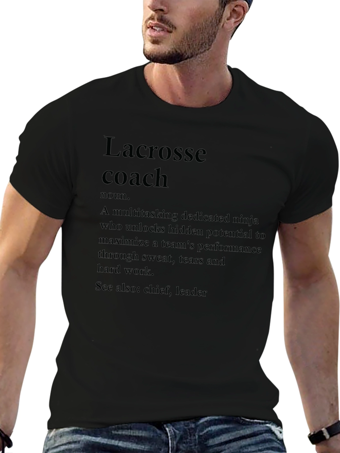 Lacrosse Coach Definition T-Shirt
