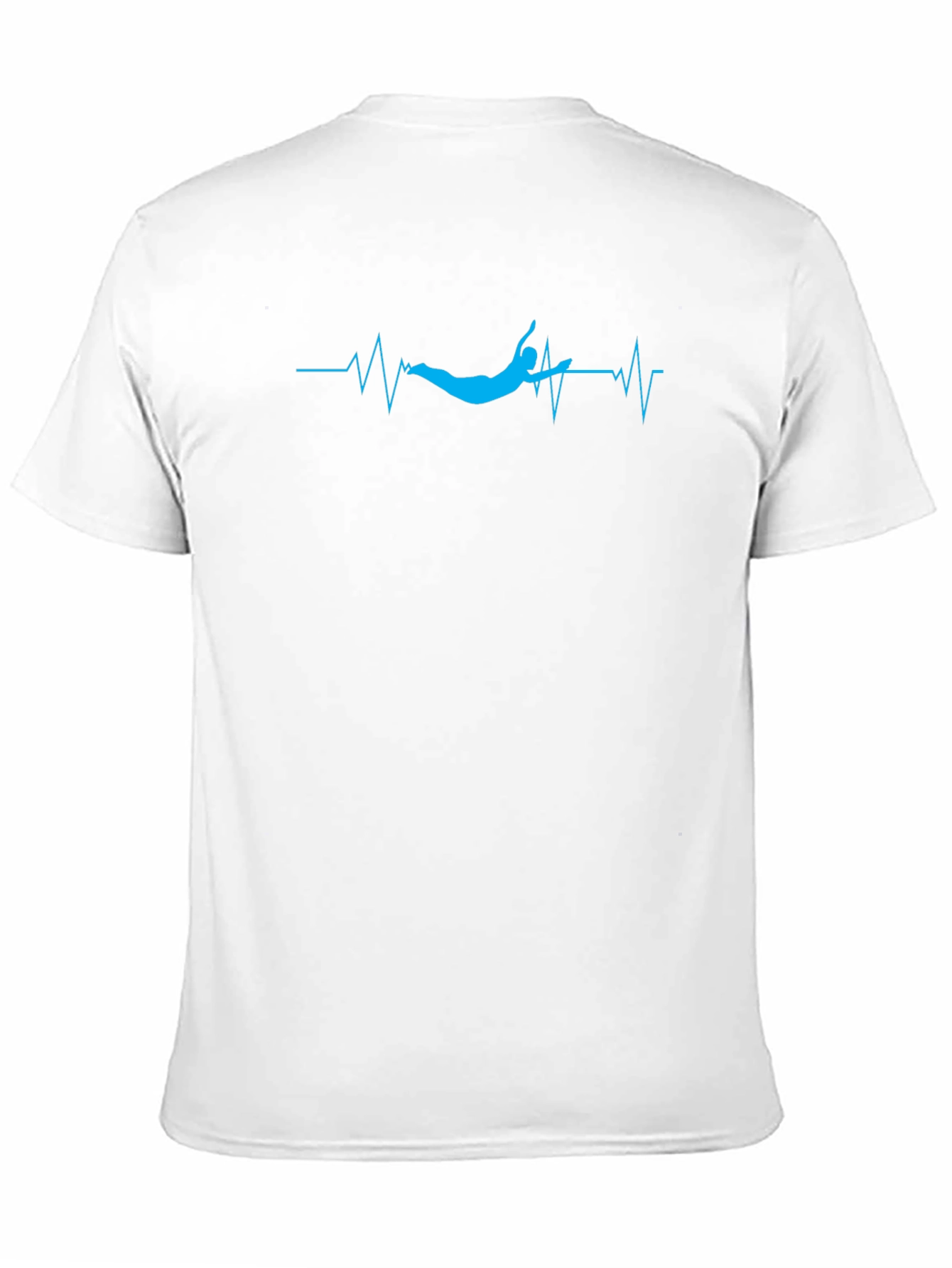 Diver Heartbeat T-Shirt - Black