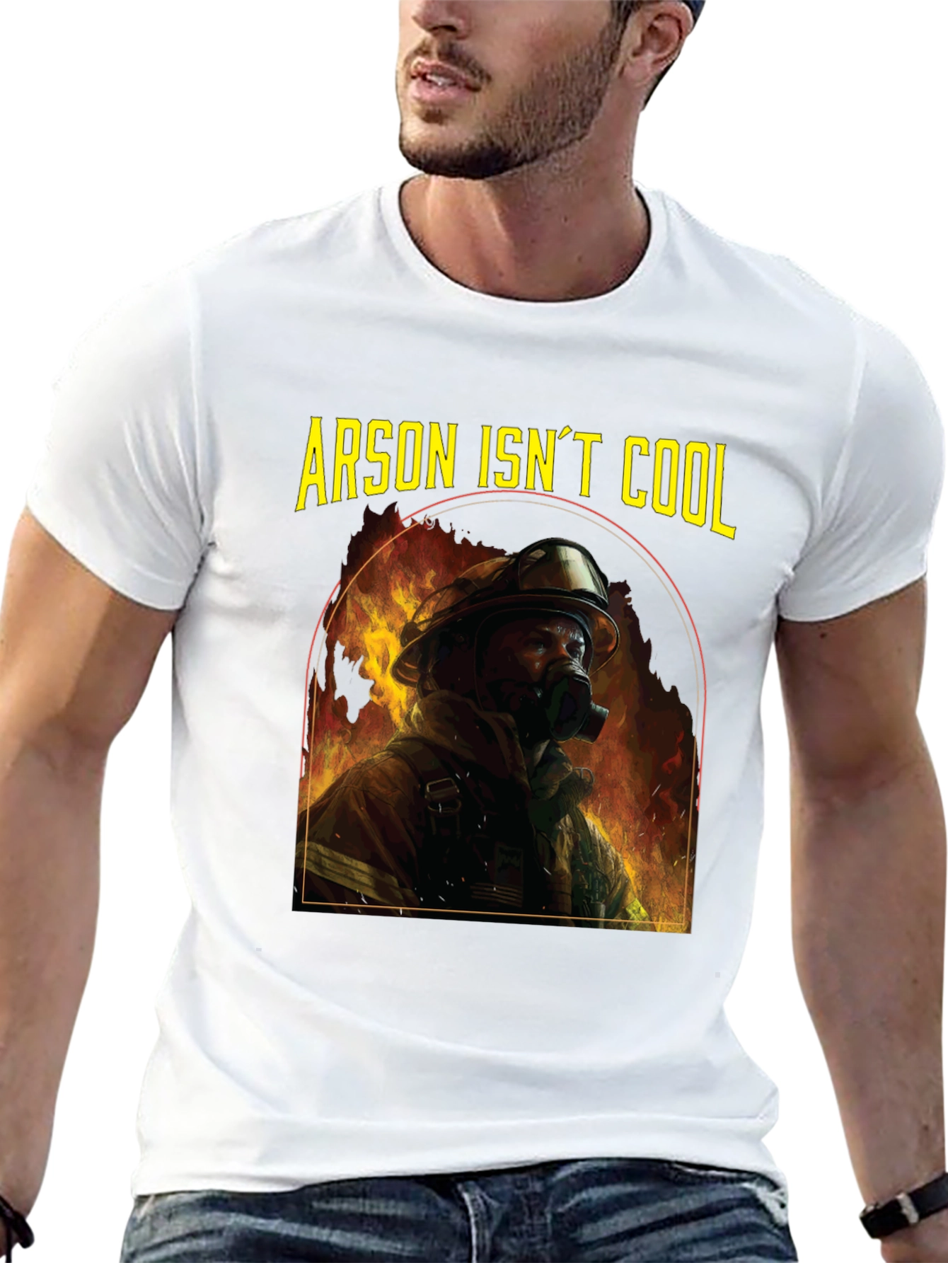 Arson Isnt Cool Firefighter T-Shirt