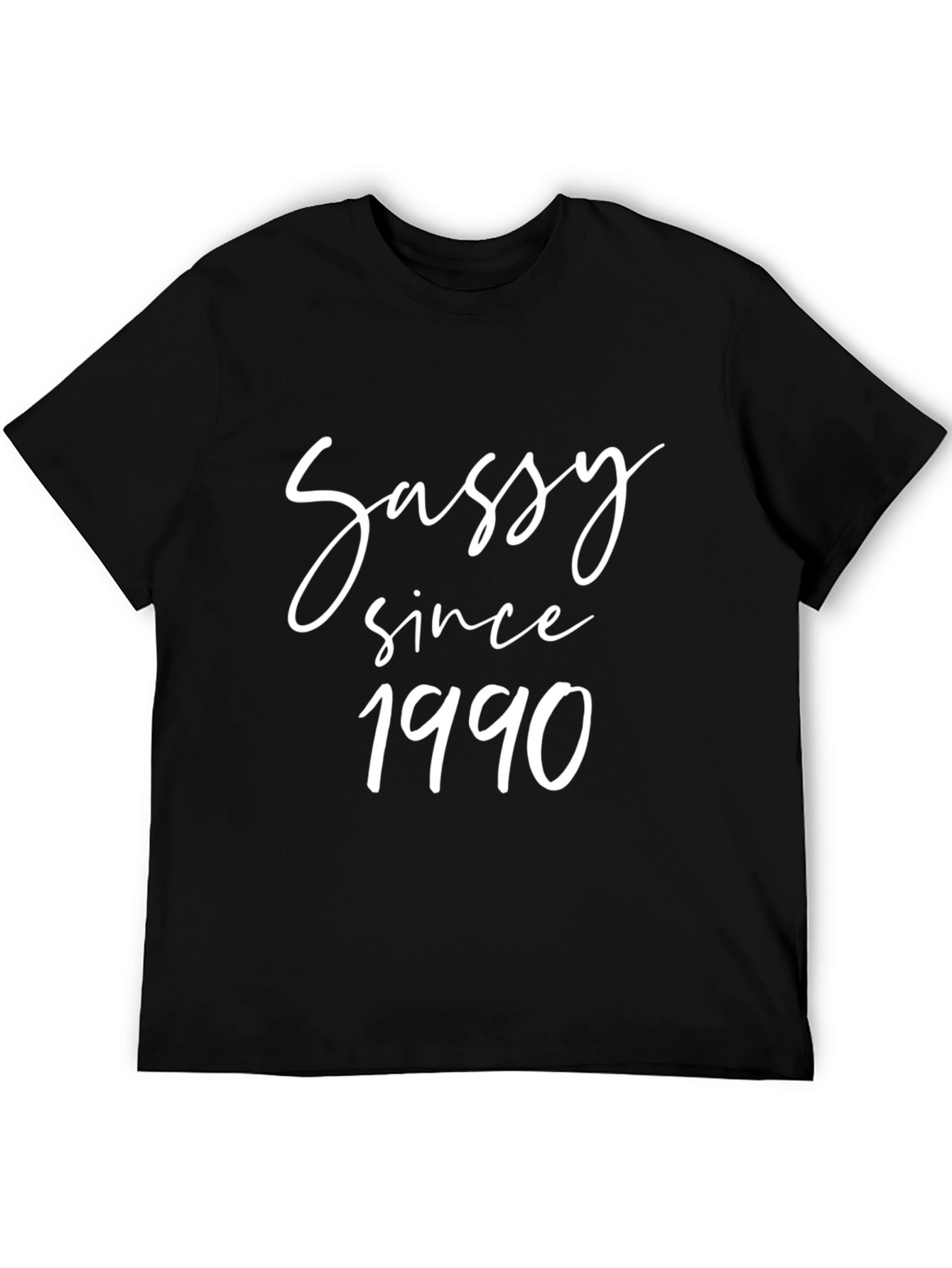 Sassy Since 1990 Graphic Tee - Black T-Shirt