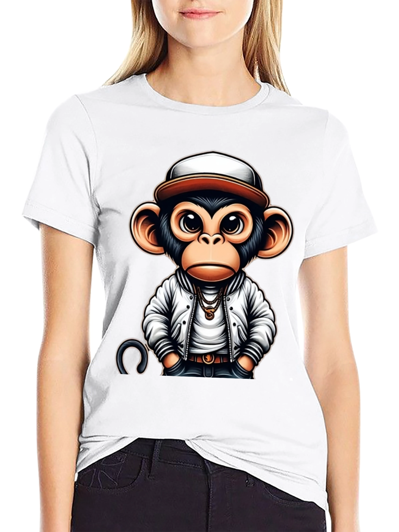Cool Monkey Graphic Tee - Urban Style