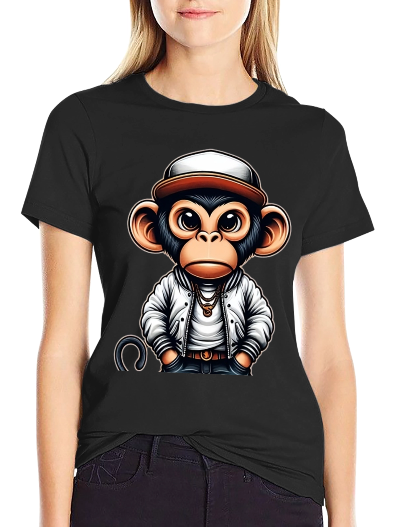 Cool Monkey Graphic Tee - Urban Style