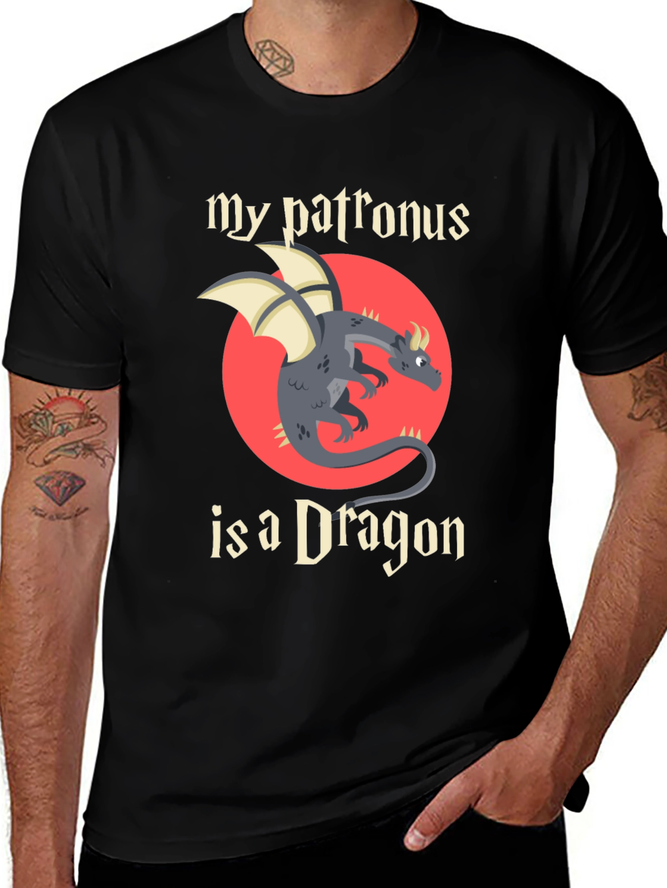 My Patronus is a Dragon Graphic T-Shirt